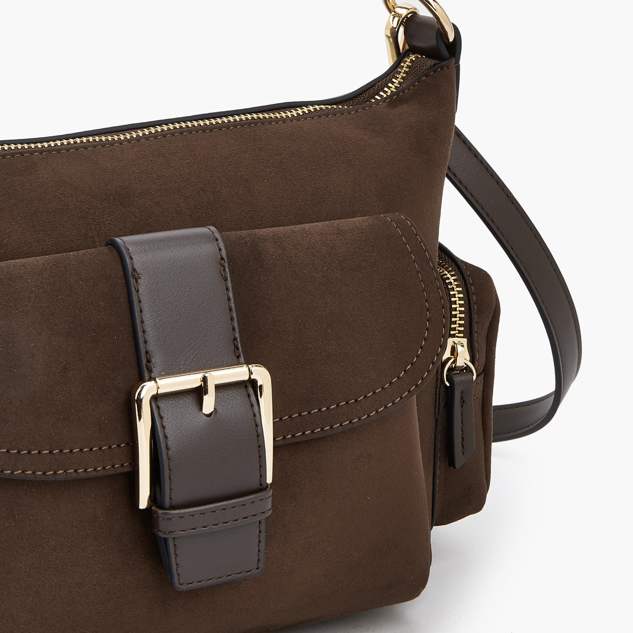 شنطة كتف شمواه بتفاصيل إبزيم من سيليست-women-bagsandwallets-handbags-image-6