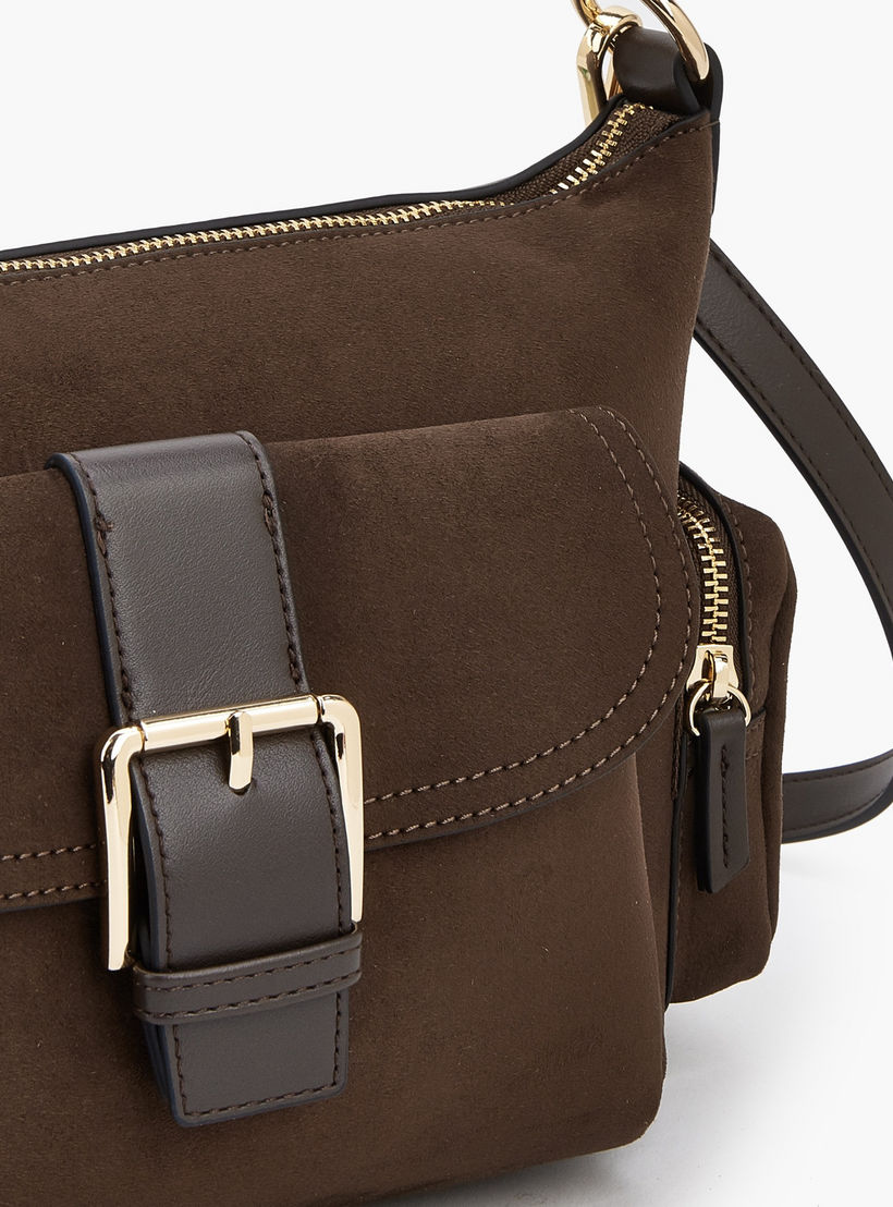 شنطة كتف شمواه بتفاصيل إبزيم من سيليست-women-bagsandwallets-handbags-image-6