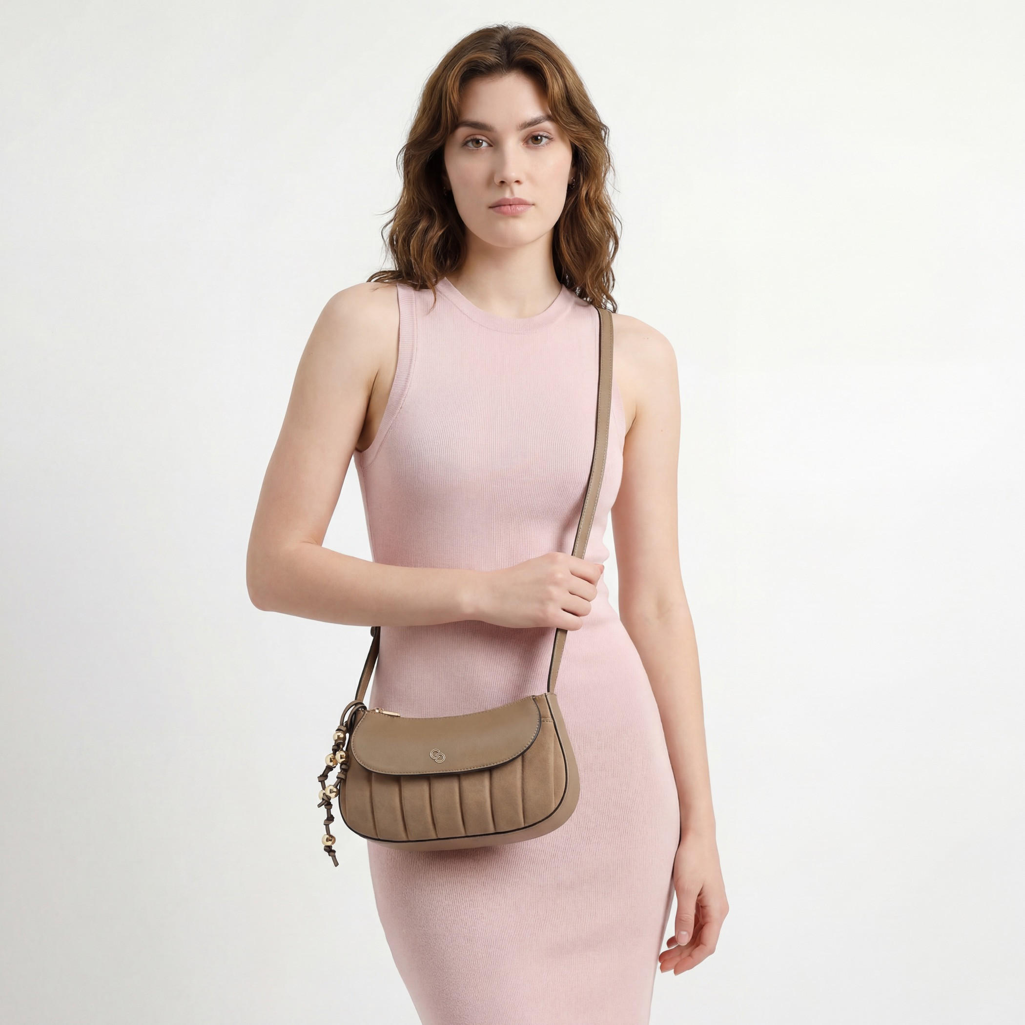 Celeste Panelled Crossbody Bag with Zip Closure-women-bagsandwallets-handbags-image-2