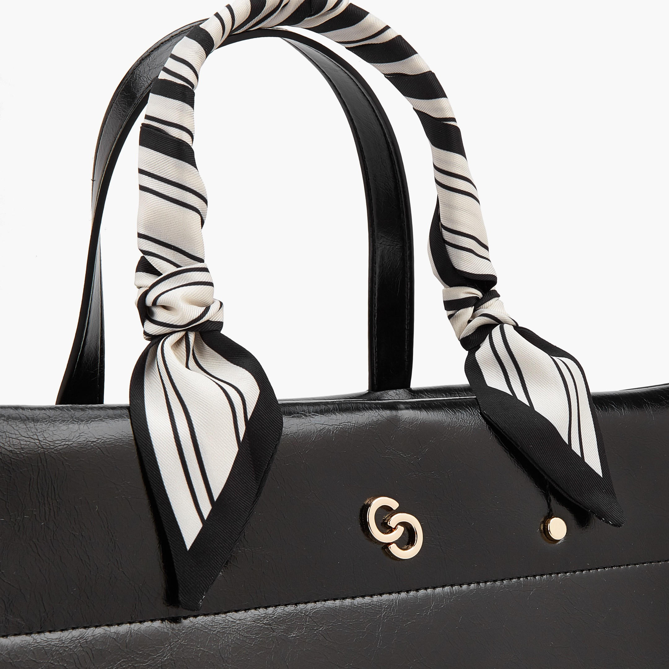 Celeste Scarf Accent Tote Bag with Double Handles-women-bagsandwallets-handbags-image-7