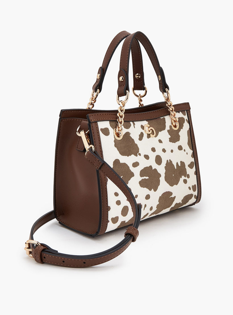 شنطة توتي بمقابض سلسلة وطبعات حيوانات من سيليست-women-bagsandwallets-handbags-image-4