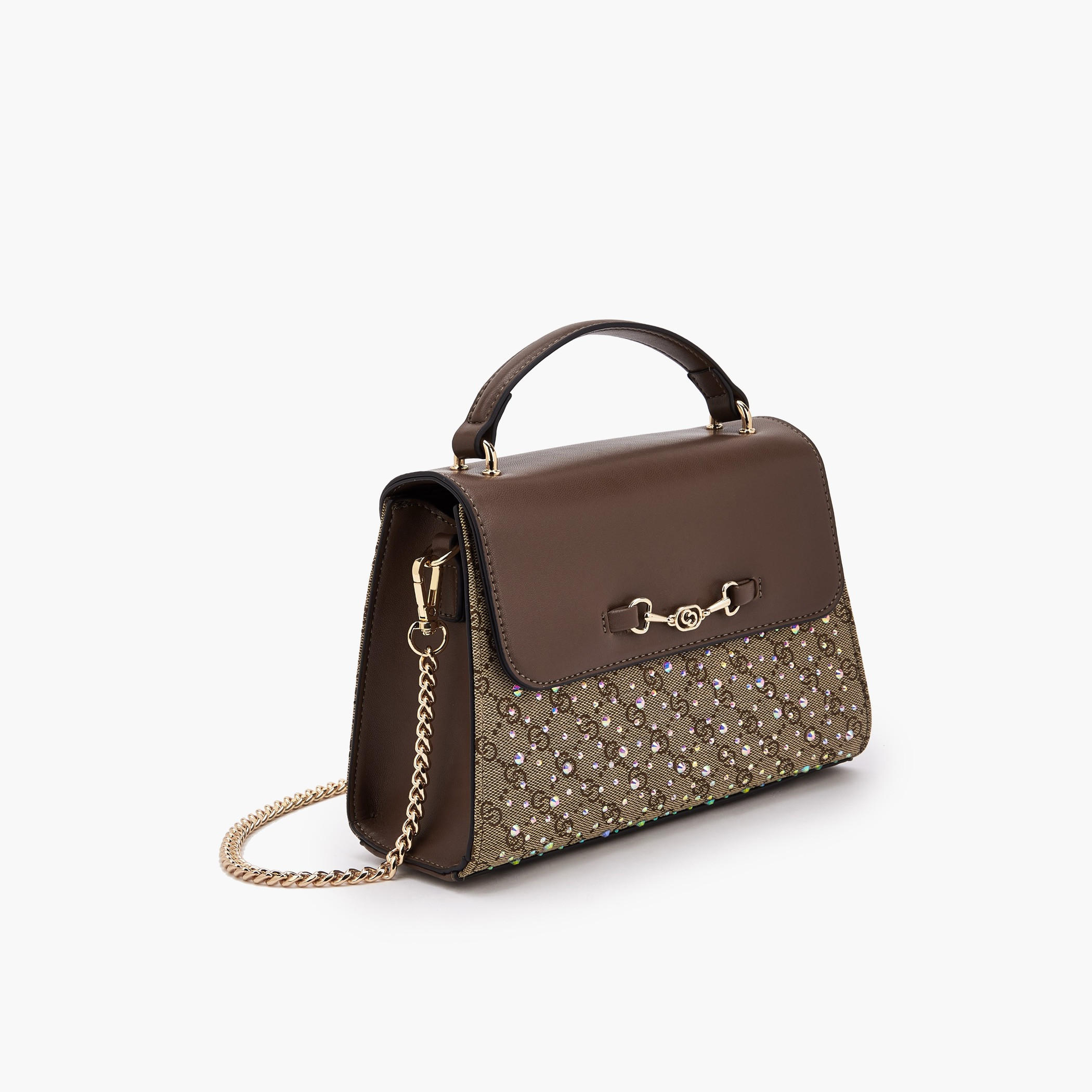 Celeste Embellished Satchel Bag with Detachable Strap-women-bagsandwallets-handbags-image-3