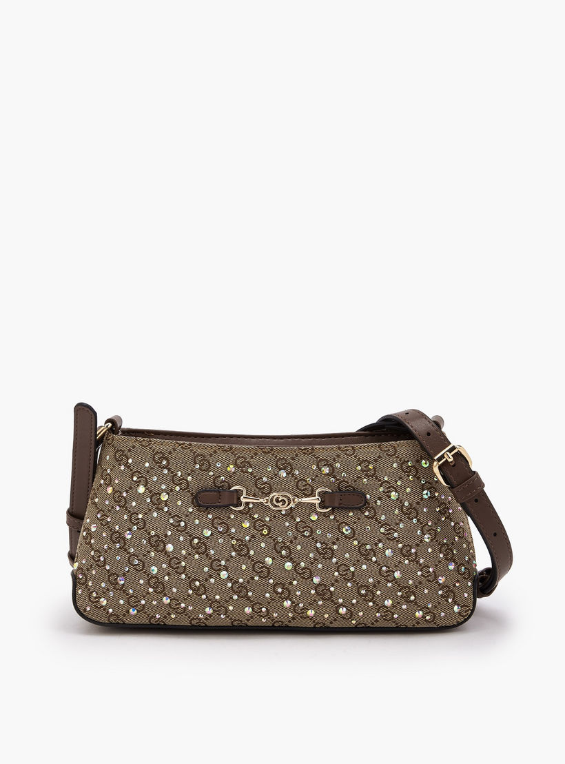 Celeste Embellished Crossbody Bag with Zip Closure-women-bagsandwallets-handbags-image-1