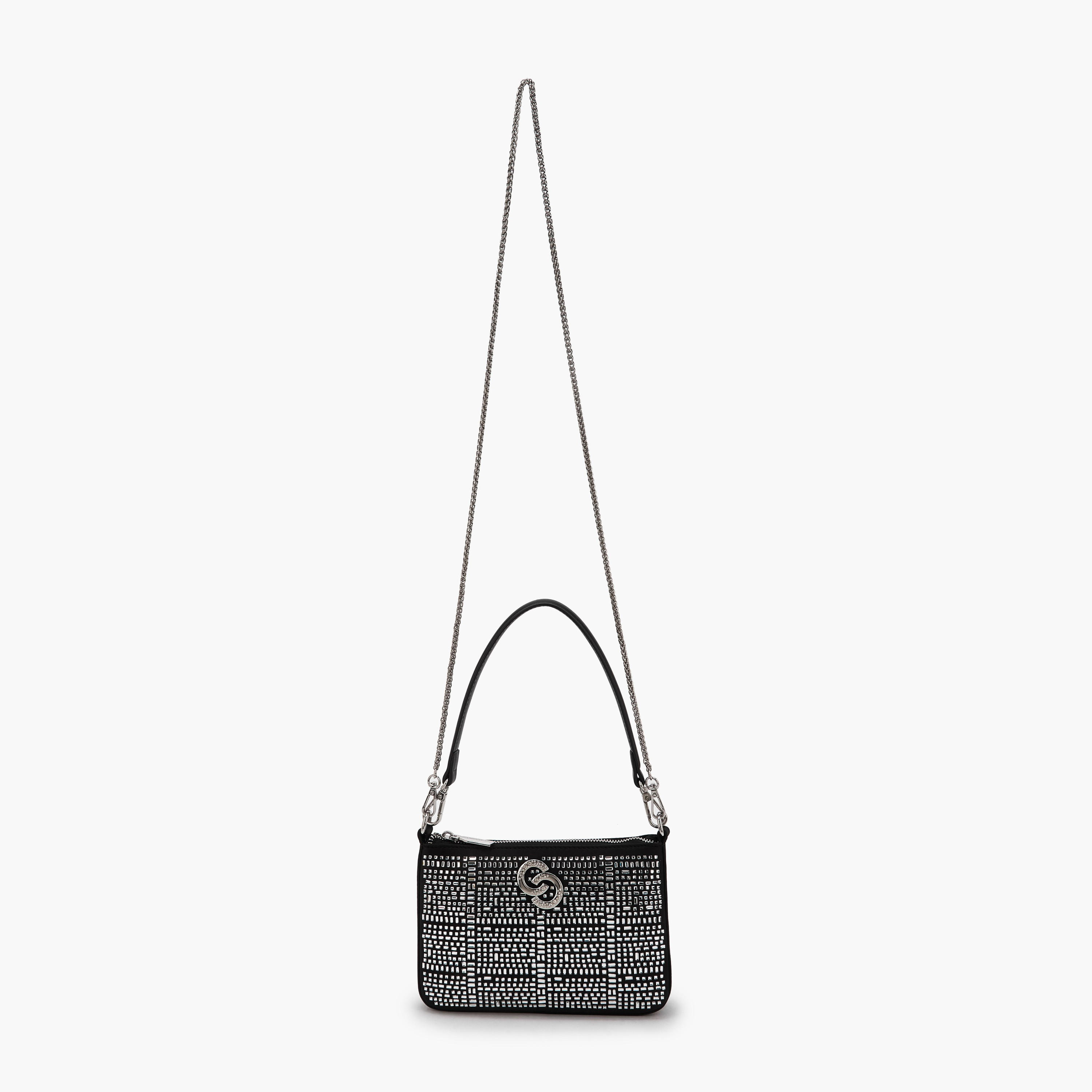 Celeste Embellished Crossbody Bag with Chain Strap-women-bagsandwallets-handbags-image-3