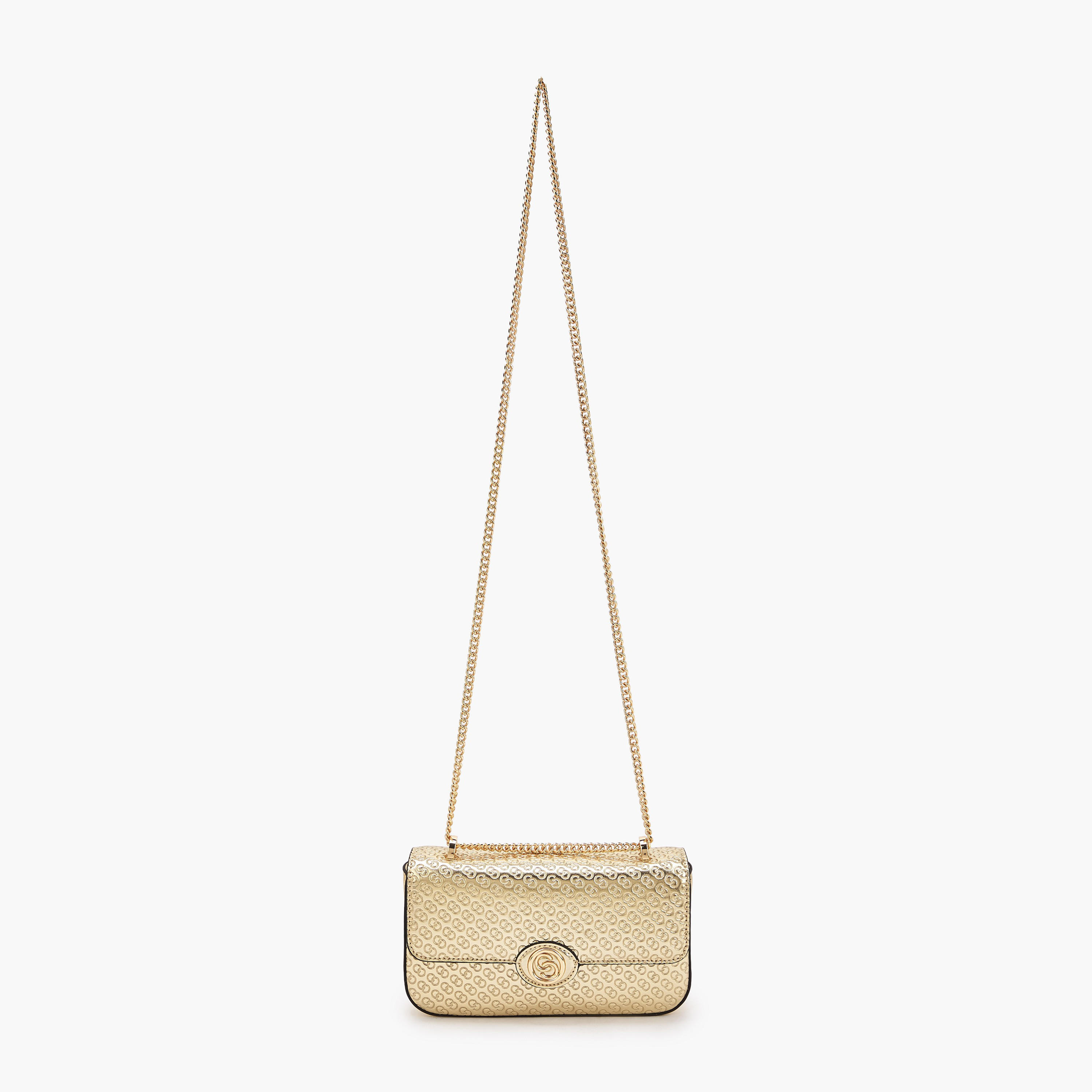 Celeste Monogram Embossed Crossbody Bag with Chain Strap-women-bagsandwallets-handbags-image-3