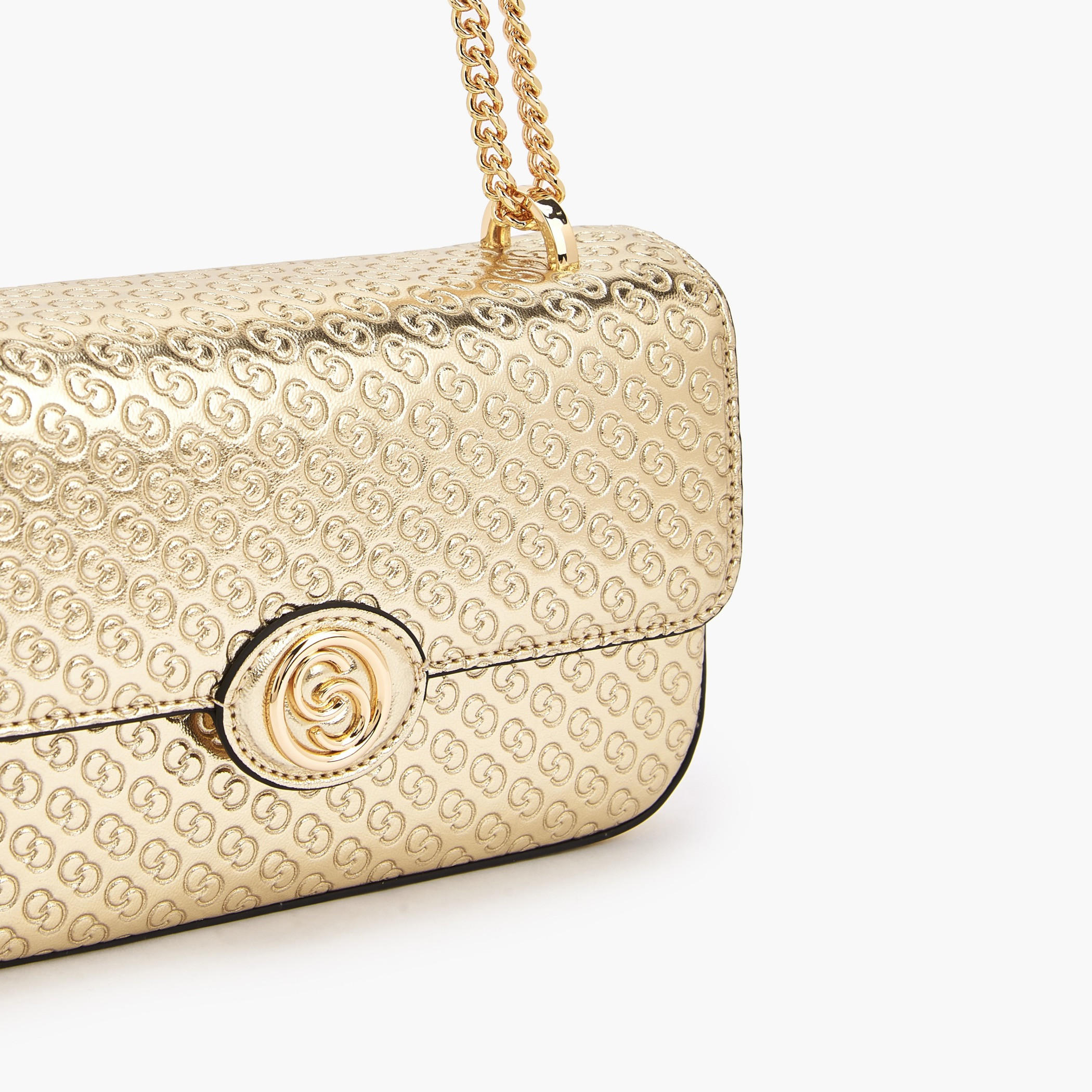 Celeste Monogram Embossed Crossbody Bag with Chain Strap-women-bagsandwallets-handbags-image-5