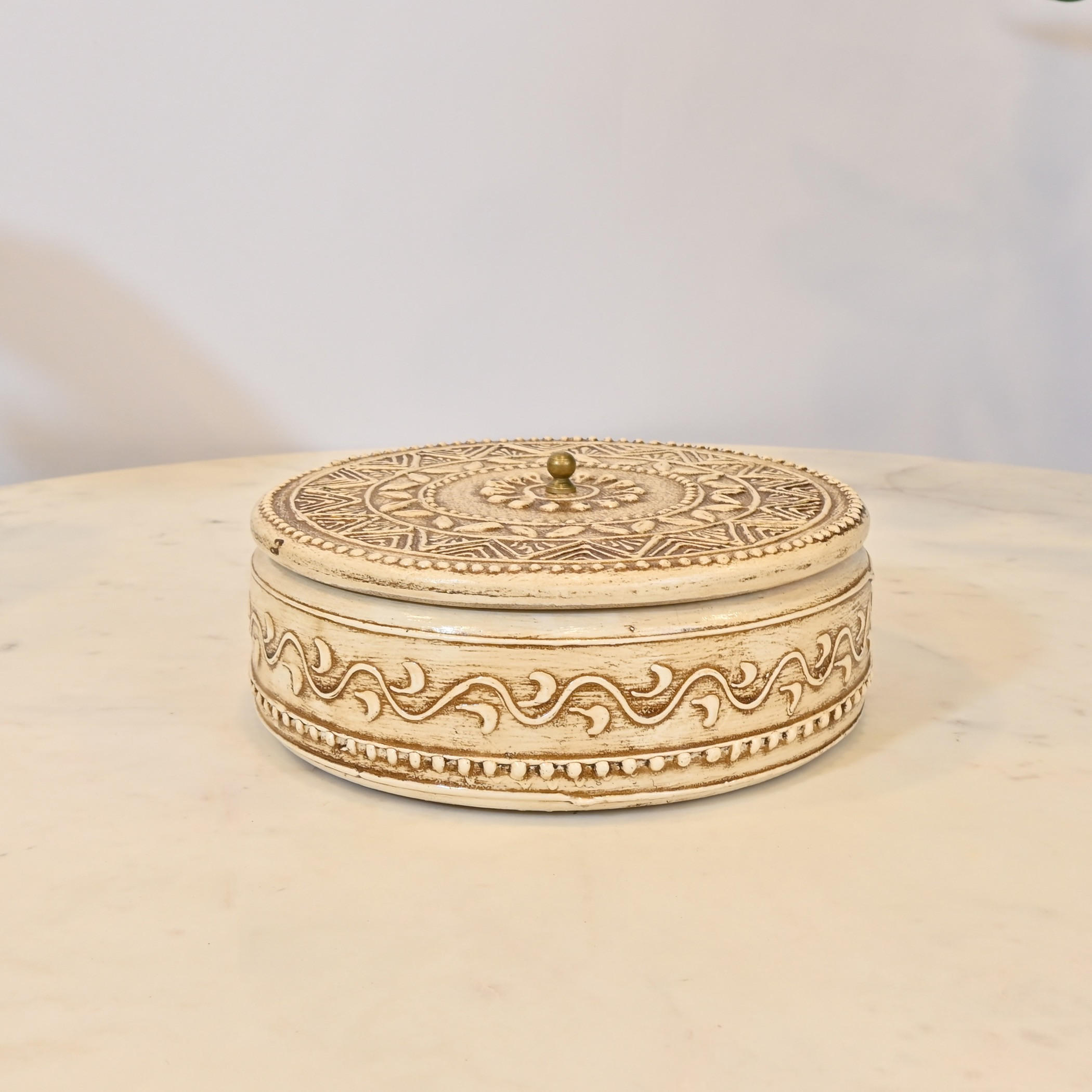Carved Wooden Decorative Storage Box-household-decor-boxesandtrays-image-2