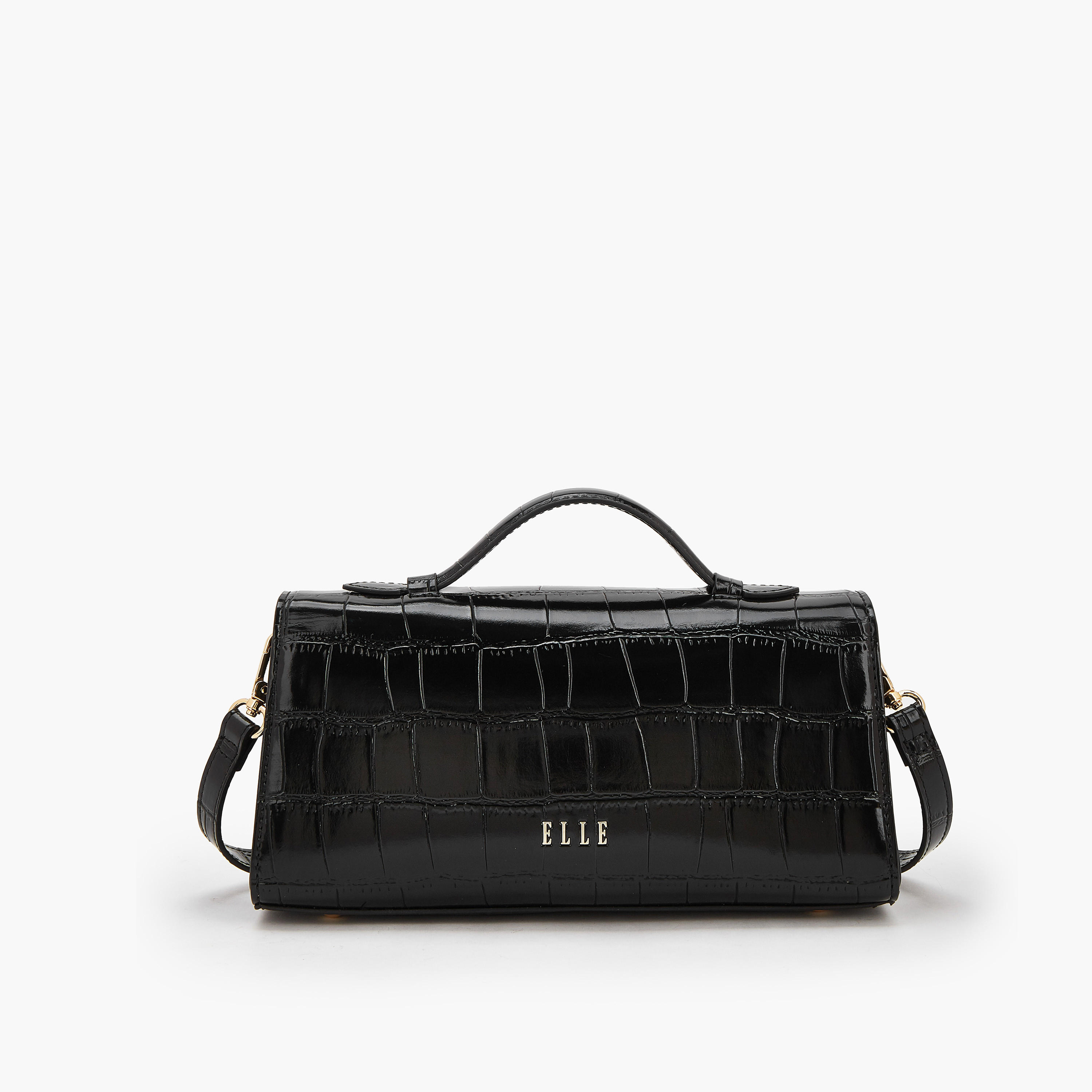 Elle Textured Crossbody Bag with Detachable Strap-women-bagsandwallets-handbags-image-4