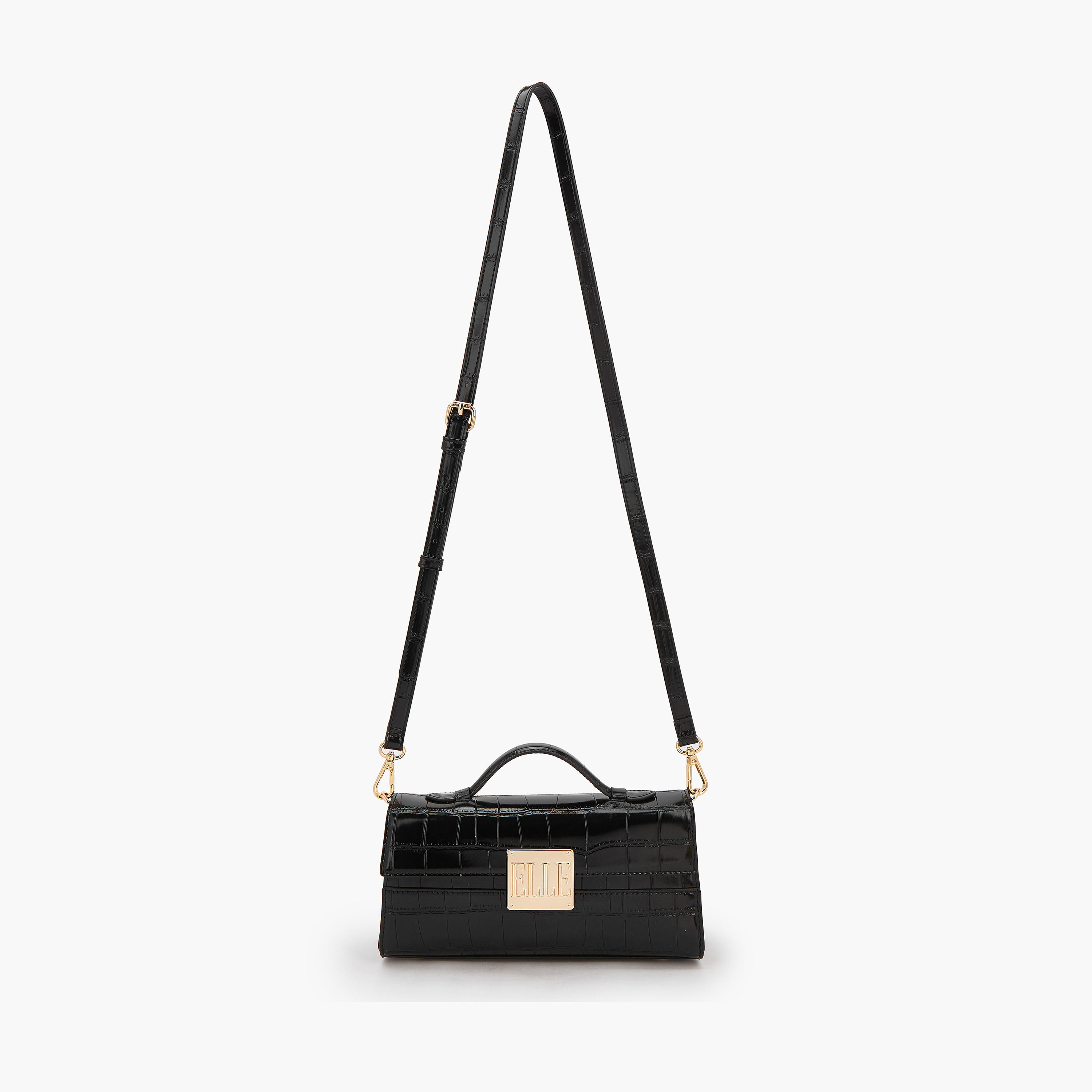 Elle Textured Crossbody Bag with Detachable Strap-women-bagsandwallets-handbags-image-6