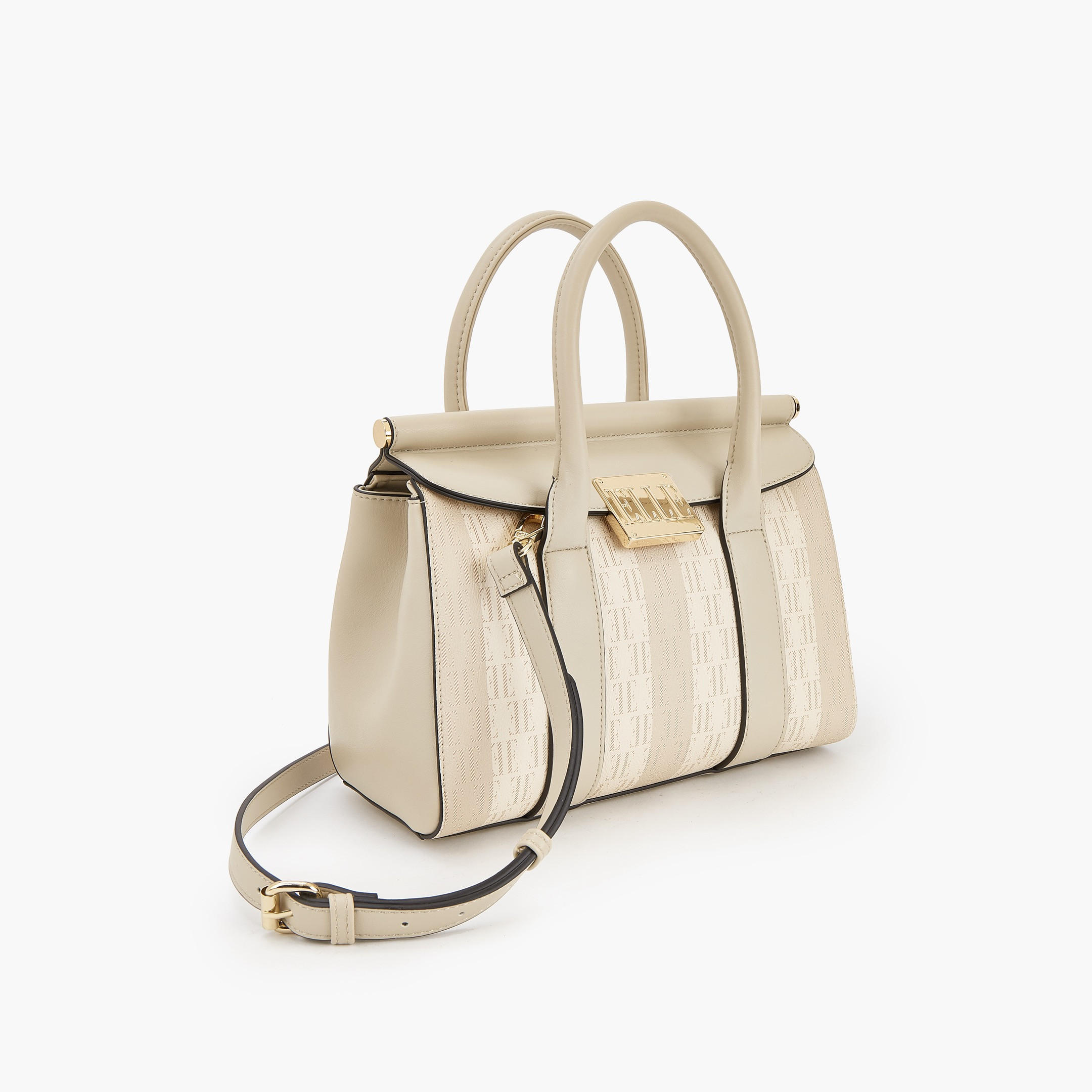 شنطة توتي بحزام قابل للفصل وطبعات مونوجرام من إيل-women-bagsandwallets-handbags-image-4