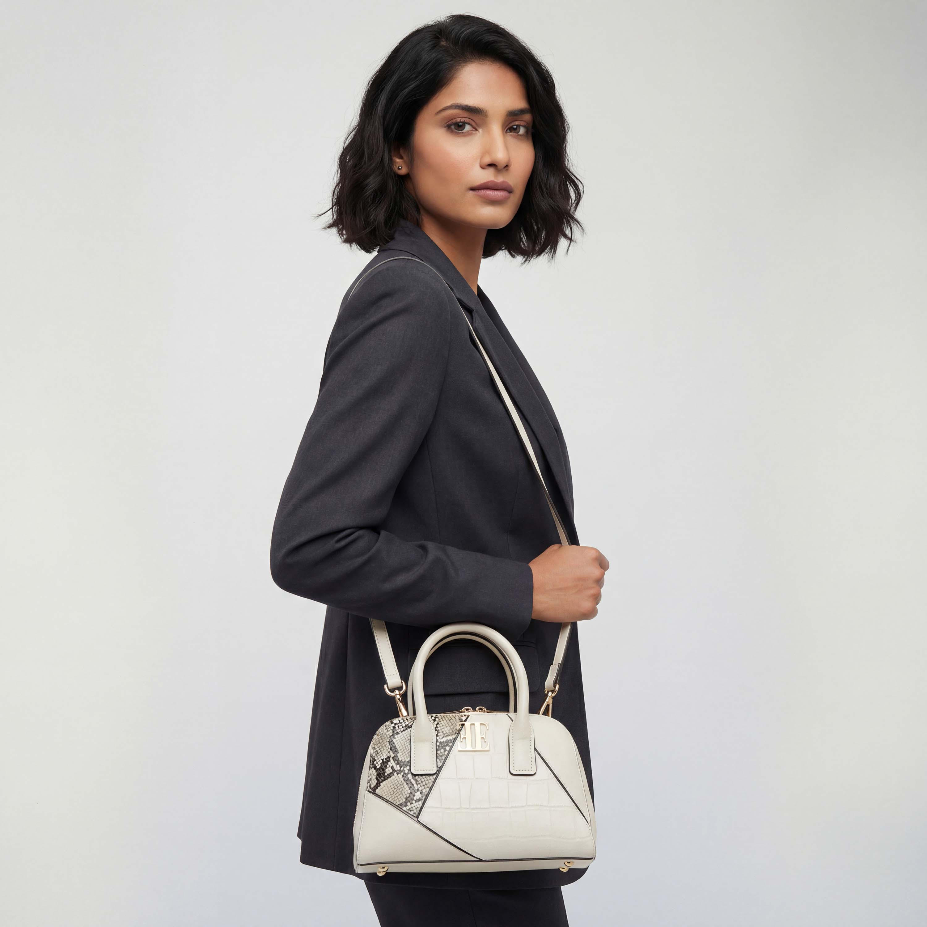Elle Textured Tote Bag with Detachable Strap-women-bagsandwallets-handbags-image-2