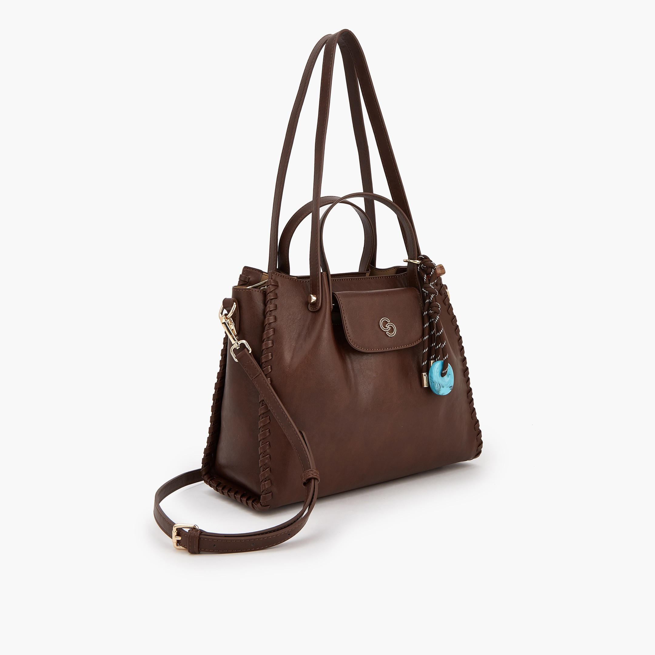 Celeste Solid Tote Bag with Detachable Strap-women-bagsandwallets-handbags-image-4