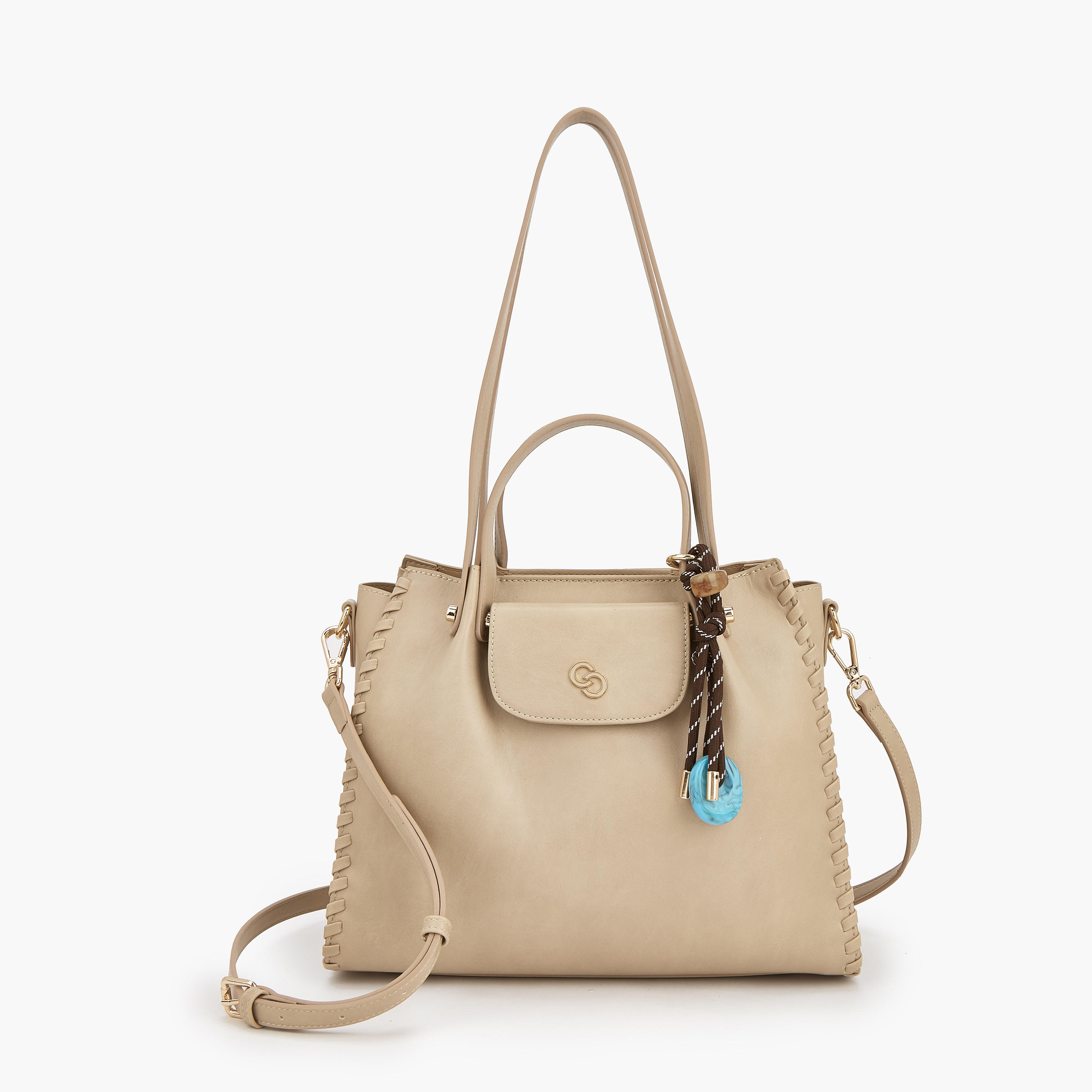 شنطة توتي سادة بحزام قابل للفصل من سيليست-women-bagsandwallets-handbags-image-1