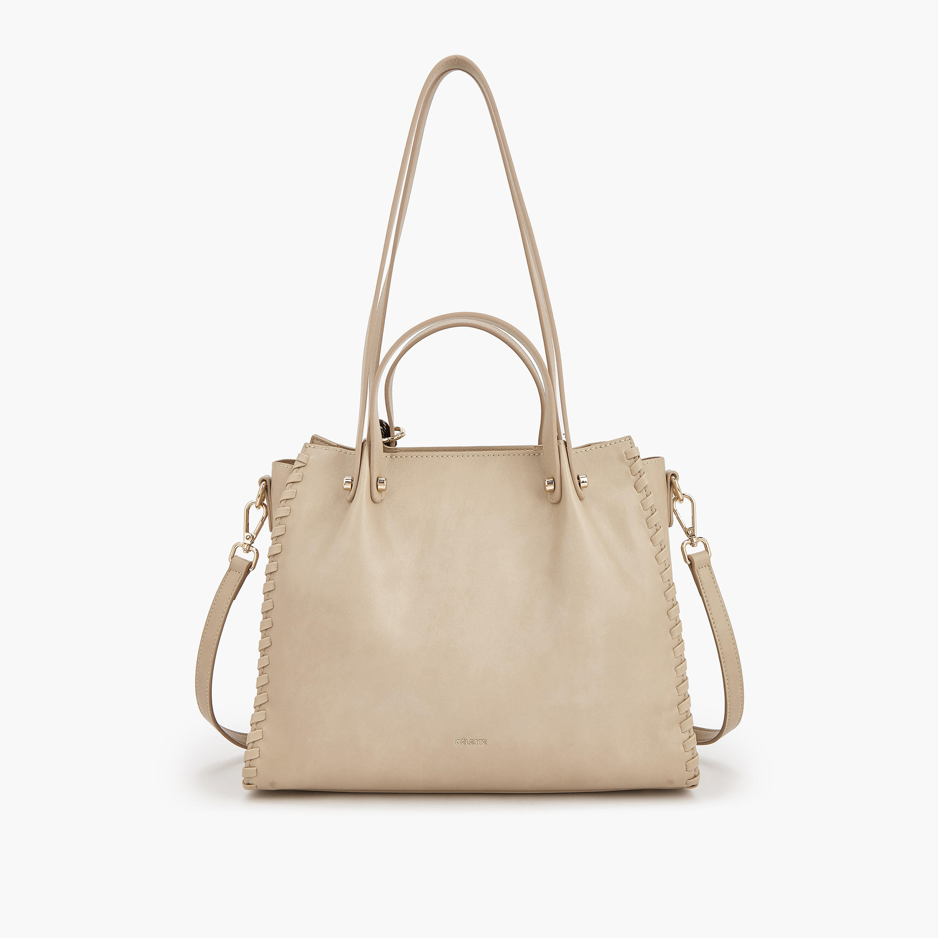 Celeste Solid Tote Bag with Detachable Strap-women-bagsandwallets-handbags-image-5