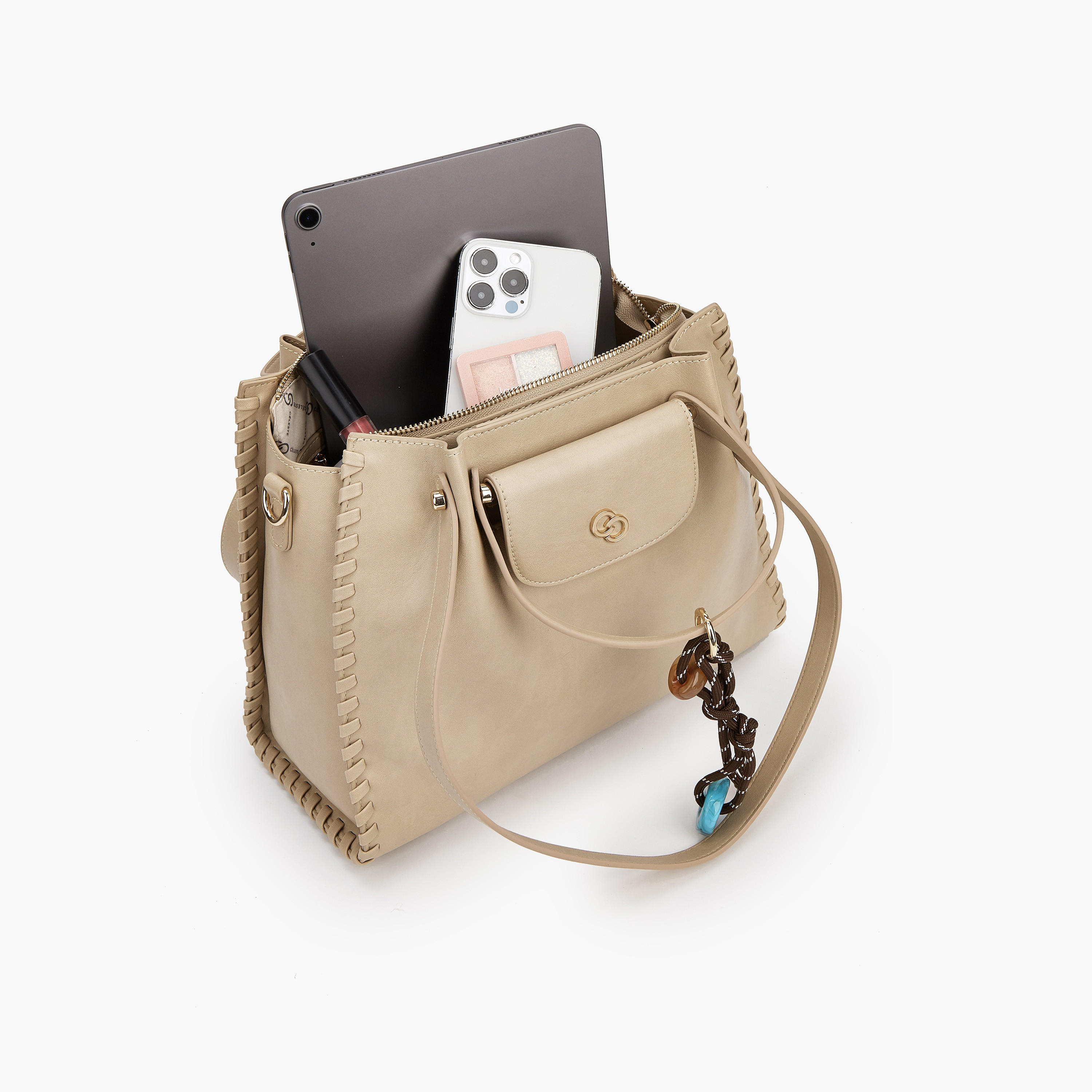 شنطة توتي سادة بحزام قابل للفصل من سيليست-women-bagsandwallets-handbags-image-8
