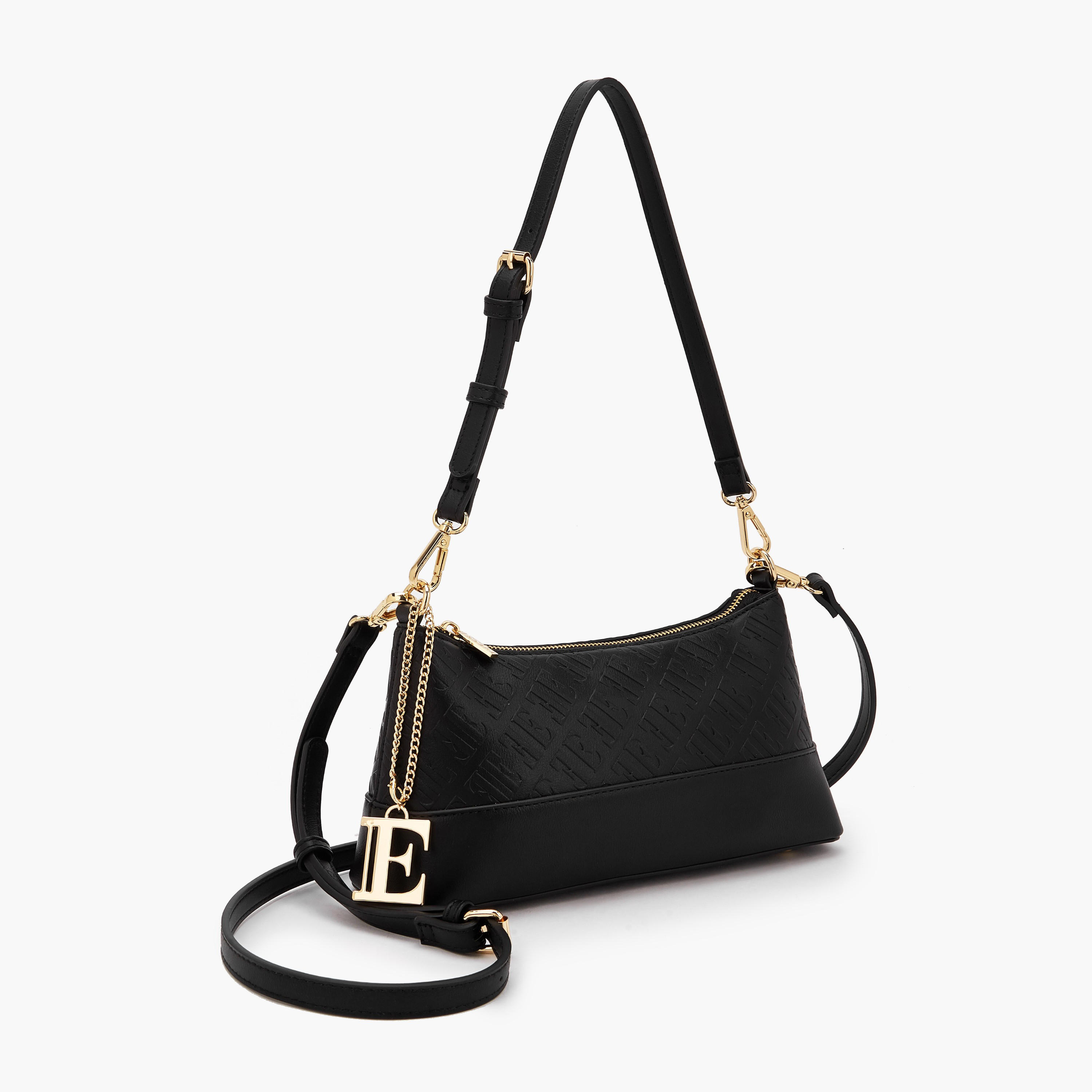 Elle Monogram Embossed Crossbody Bag with Detachable Strap-women-bagsandwallets-handbags-image-4