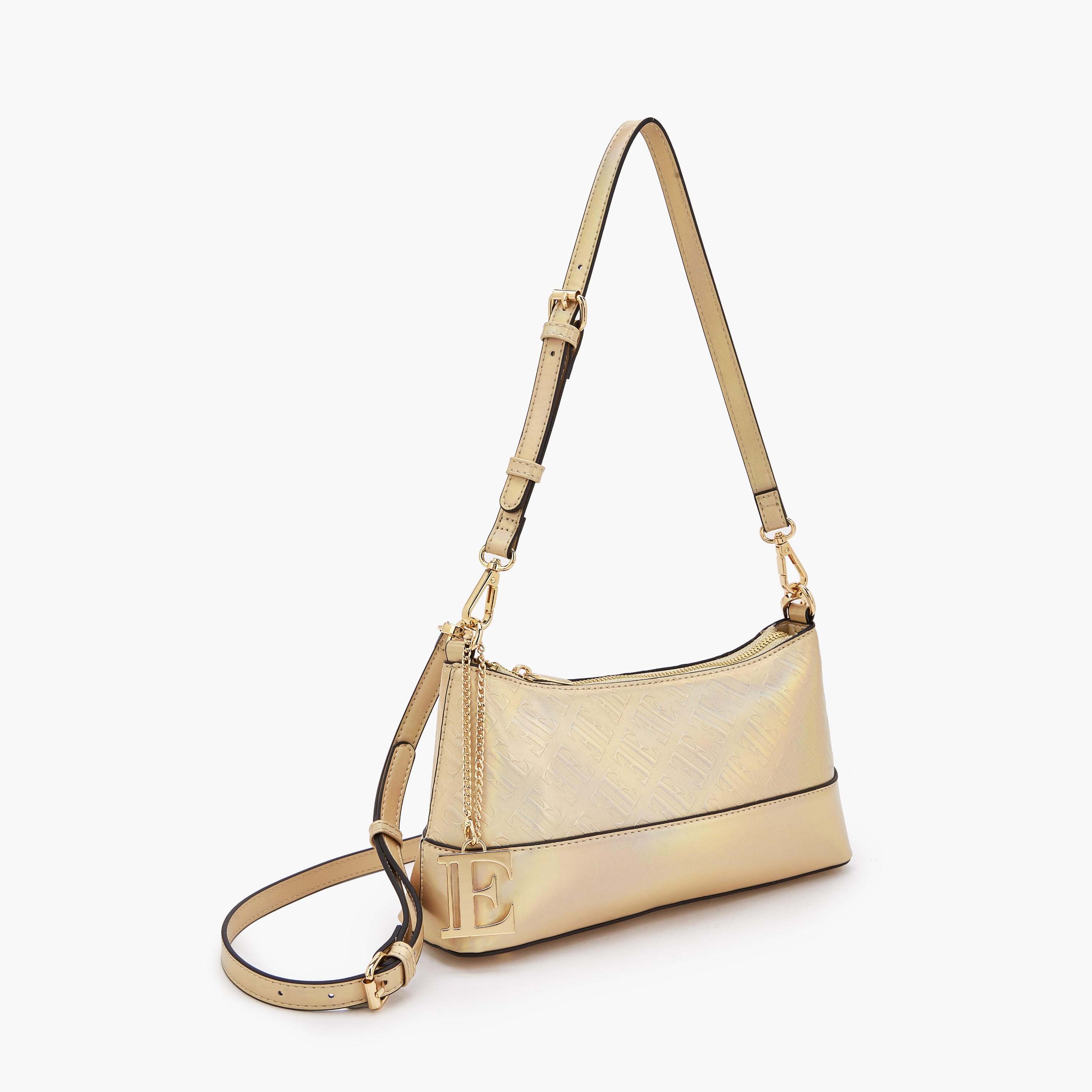 شنطة كروس بودي بحزام قابل للفصل ونقوش مونوجرام من إيل-women-bagsandwallets-handbags-image-4