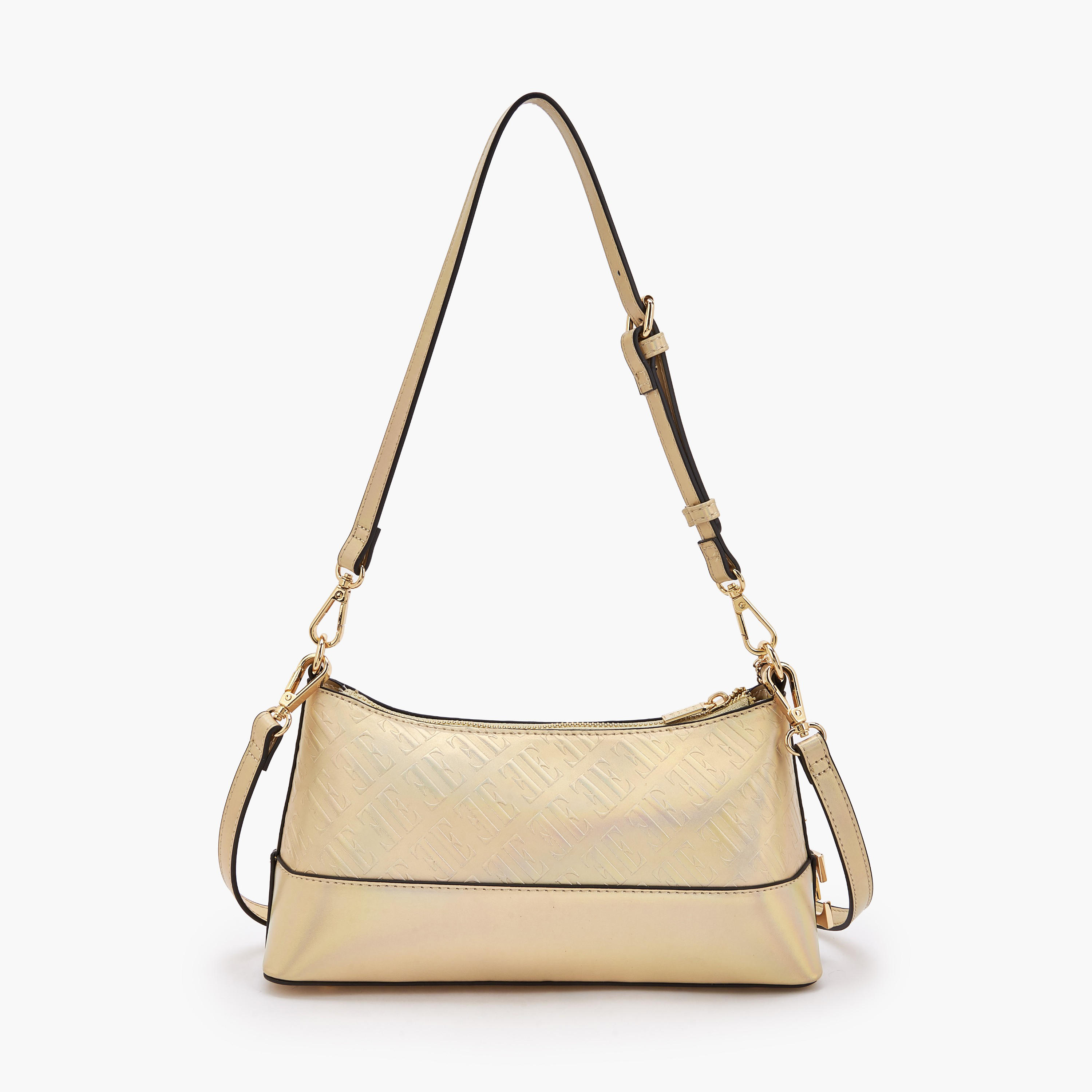 Elle Monogram Embossed Crossbody Bag with Detachable Strap-women-bagsandwallets-handbags-image-6
