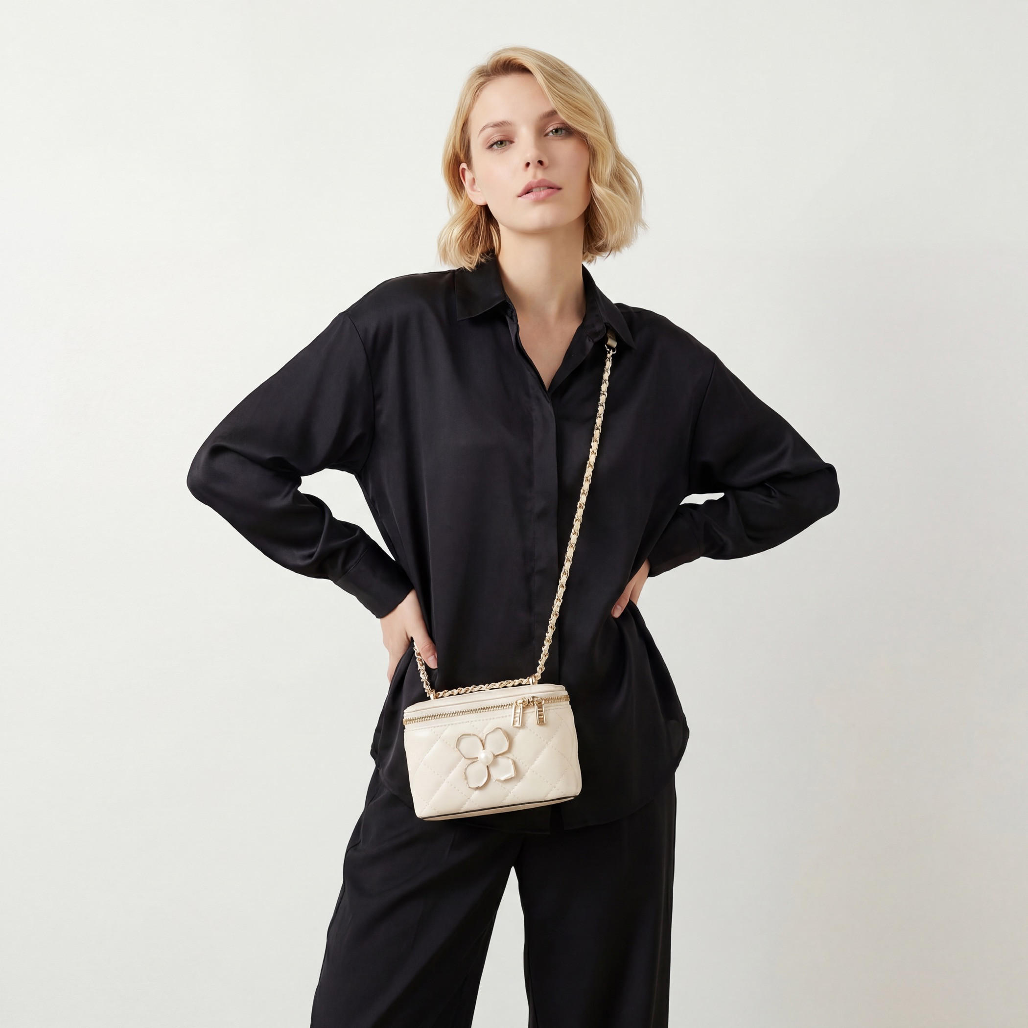 Elle Quilted Crossbody Bag with Floral Accent-women-bagsandwallets-handbags-image-2