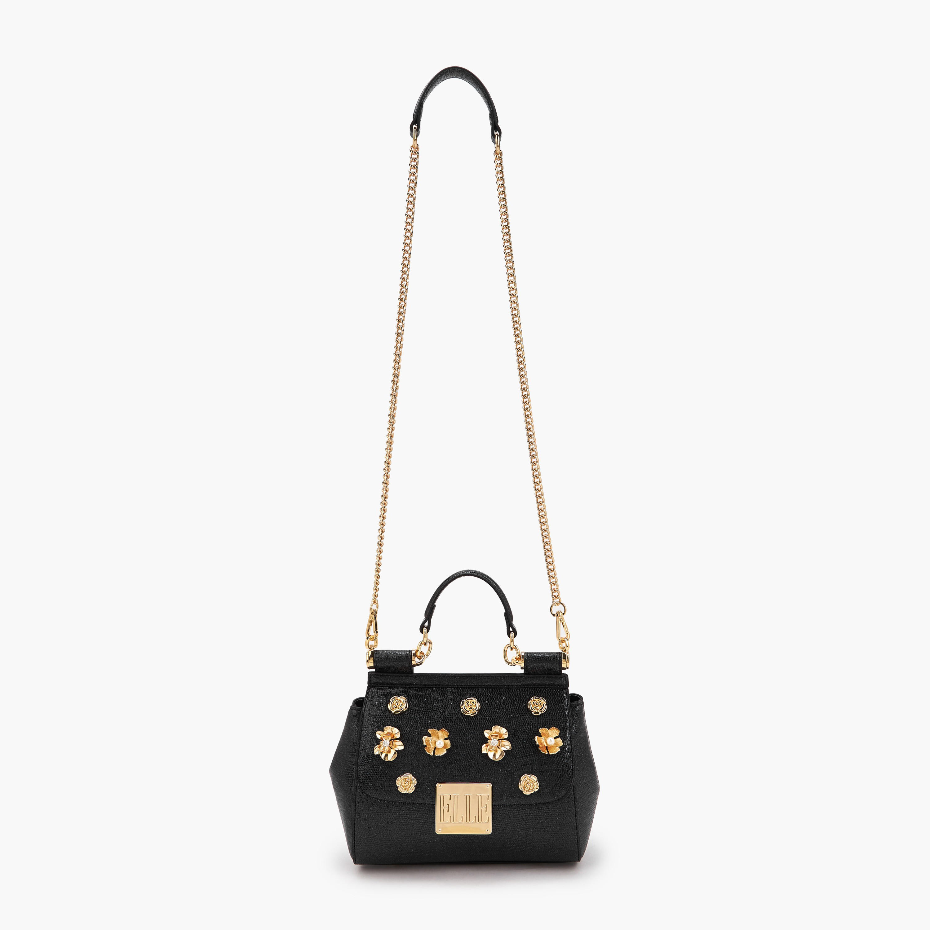 شنطة ساتشيل مزينة بحليات زهرية مع حزام سلسلة من إيل-women-bagsandwallets-handbags-image-3