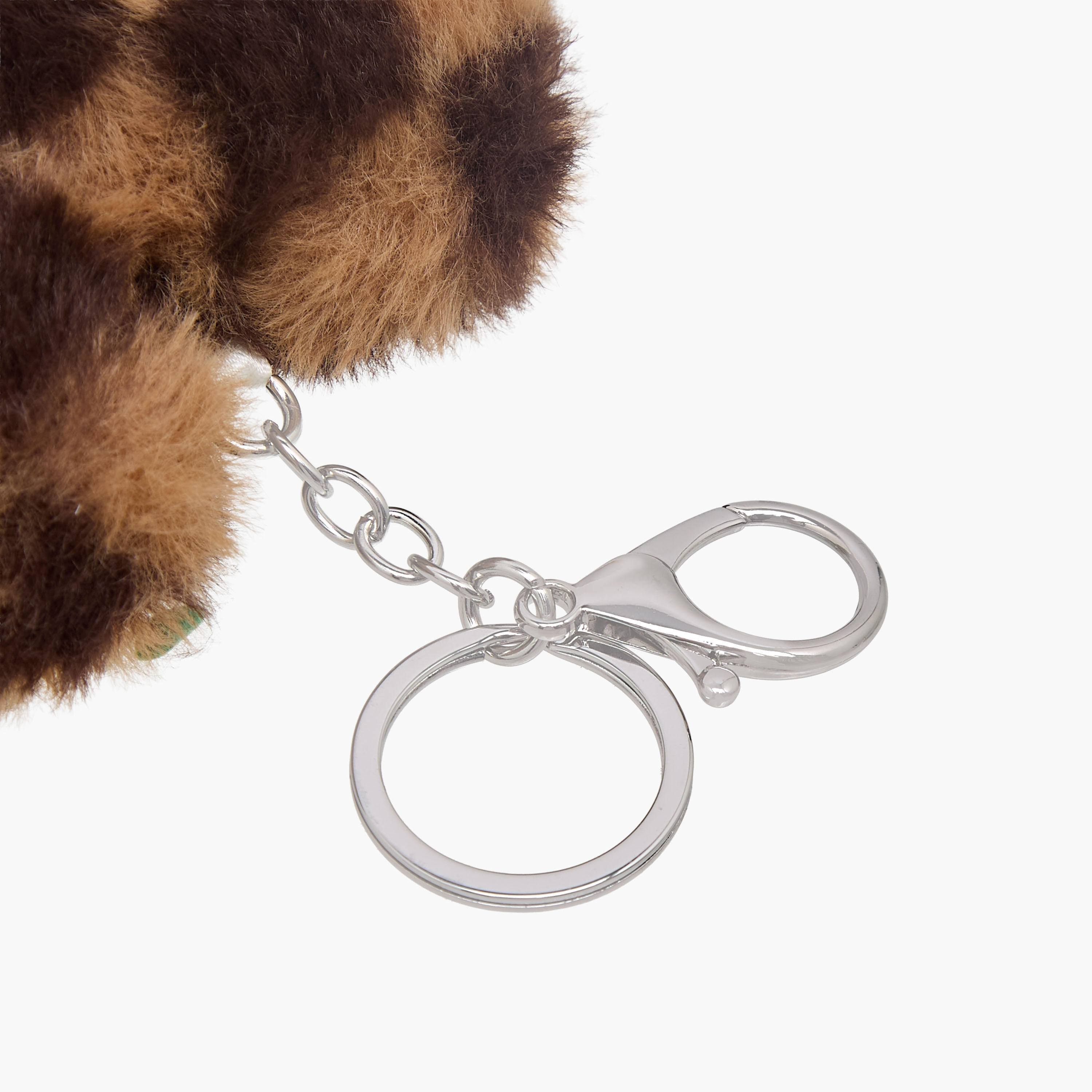 Key Chain with Plush Heart Shape-girls-accessories-keyringsandbagcharms-image-3