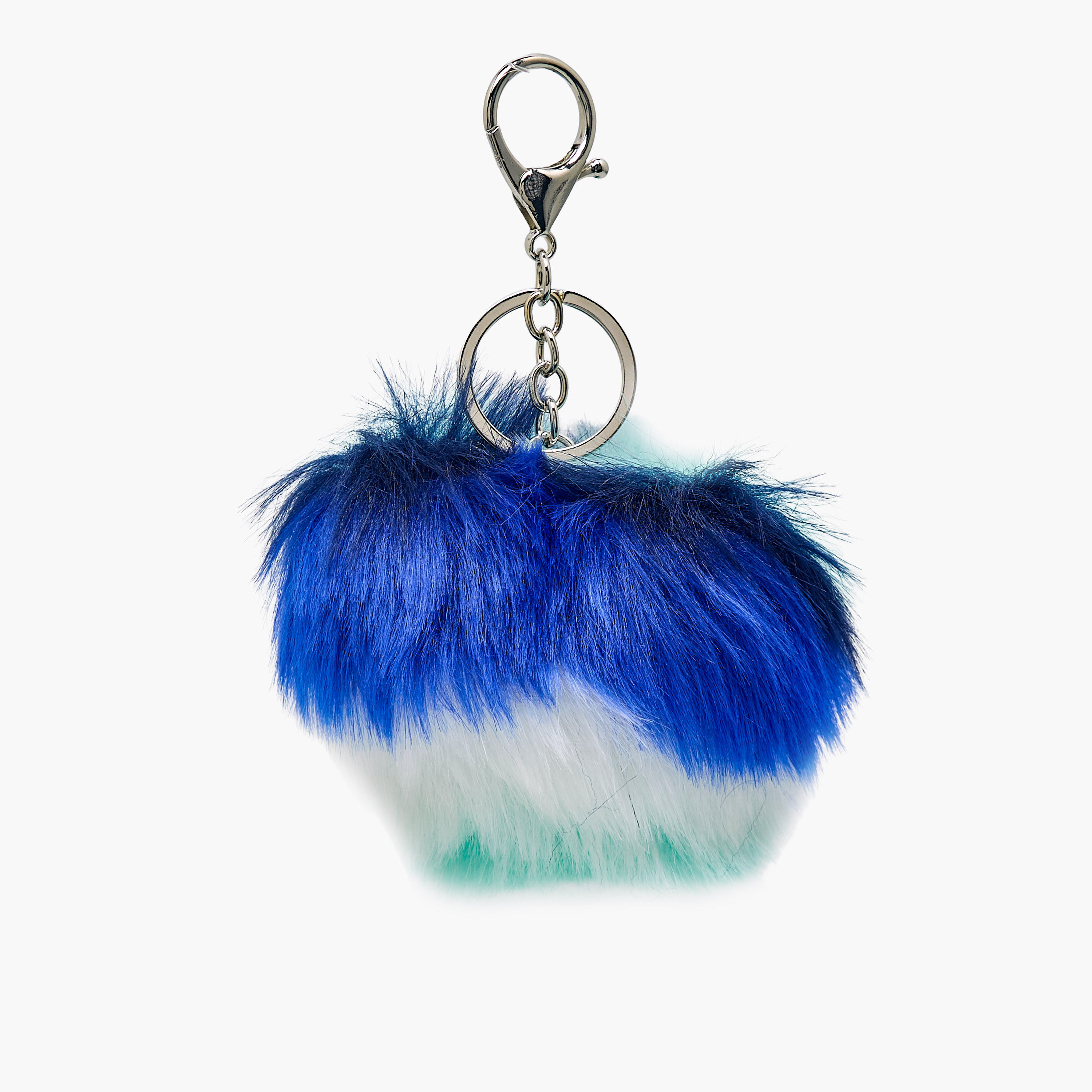Keychain with Pompom Plush Charm-girls-accessories-keyringsandbagcharms-image-1