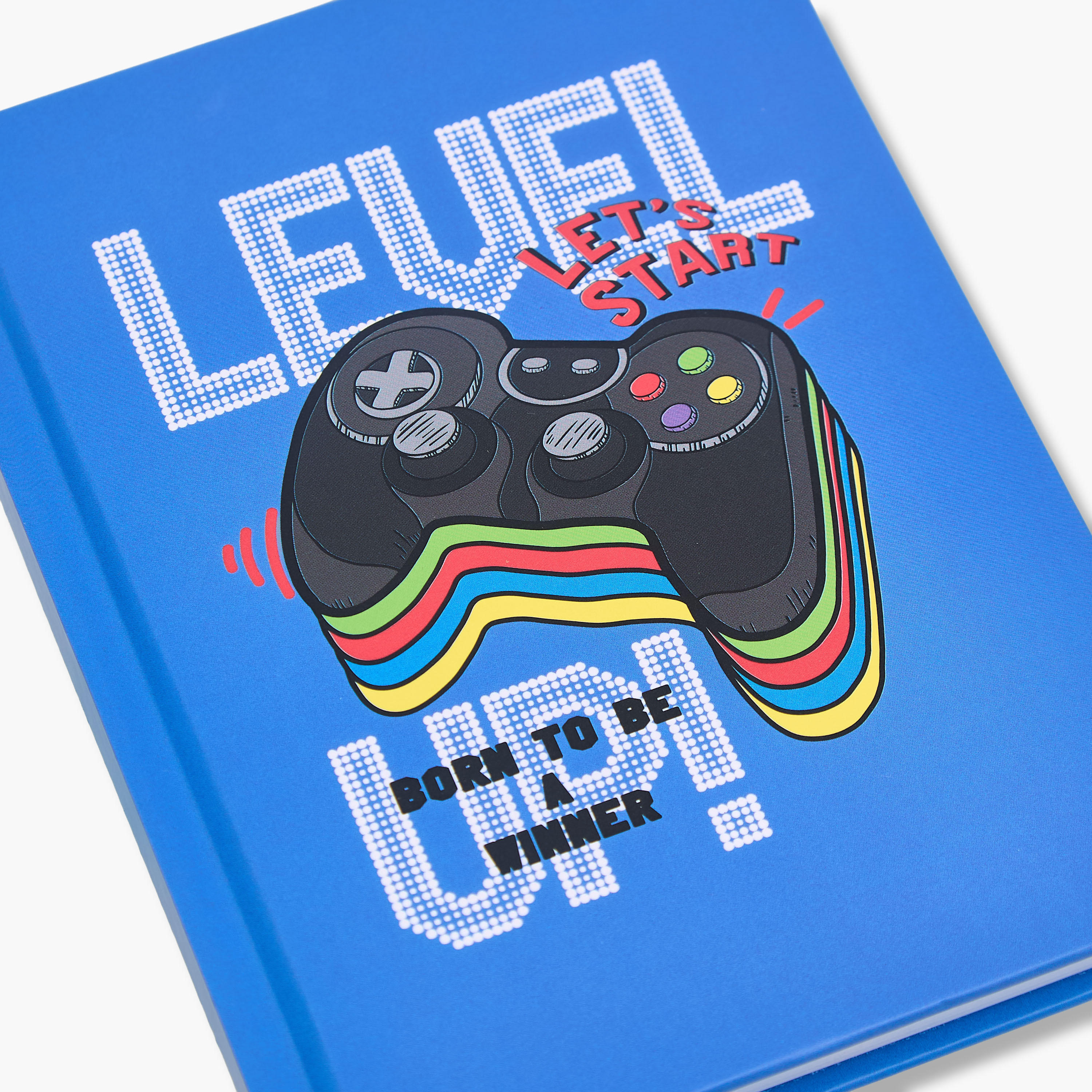 Game Print Stationery Set with Notebook, Stickers, Pens - Set of 6-school-stationery-sets-image-7