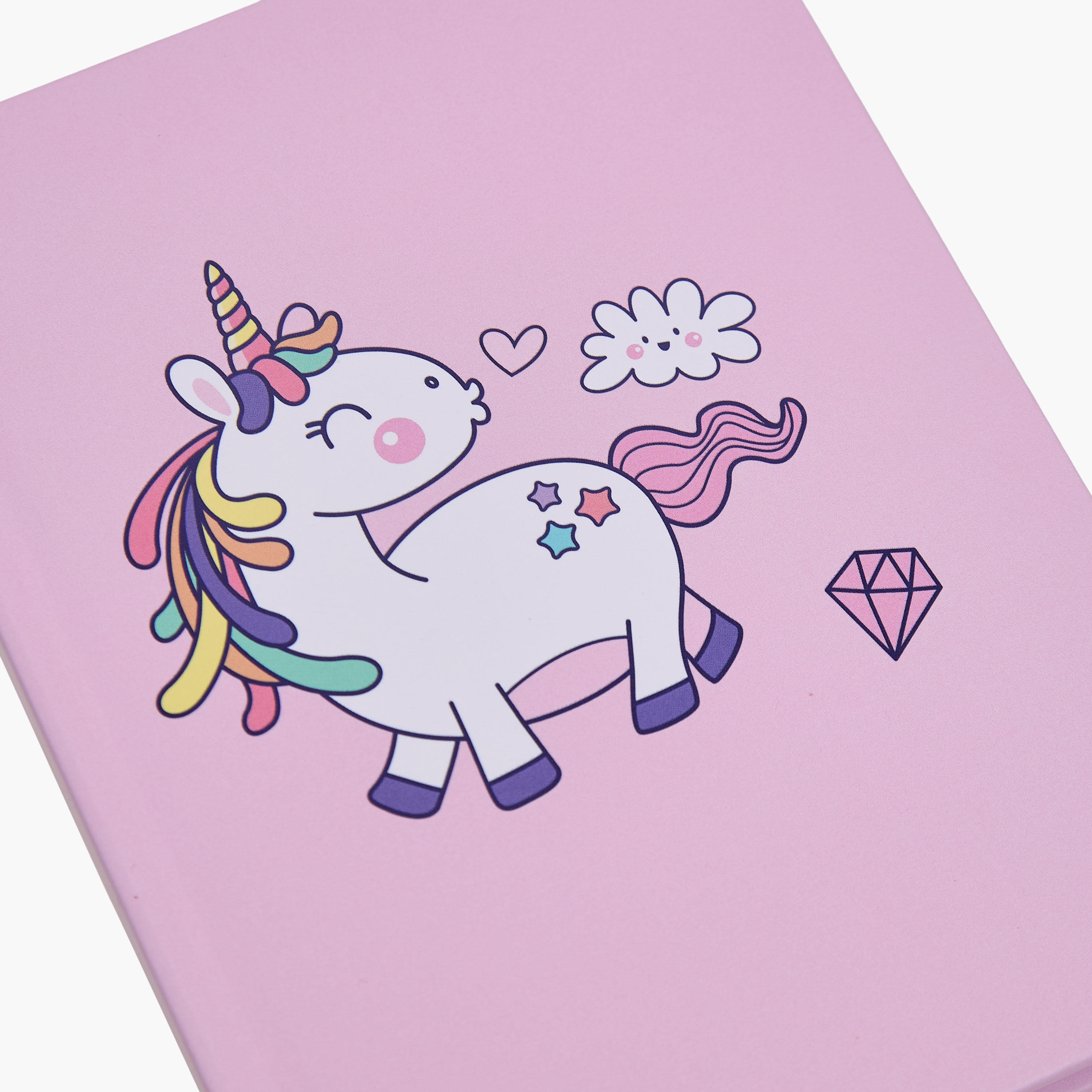 Unicorn Print Stationery Set with Notebook, Stickers, Pens - 6-Piece-school-stationery-sets-image-7