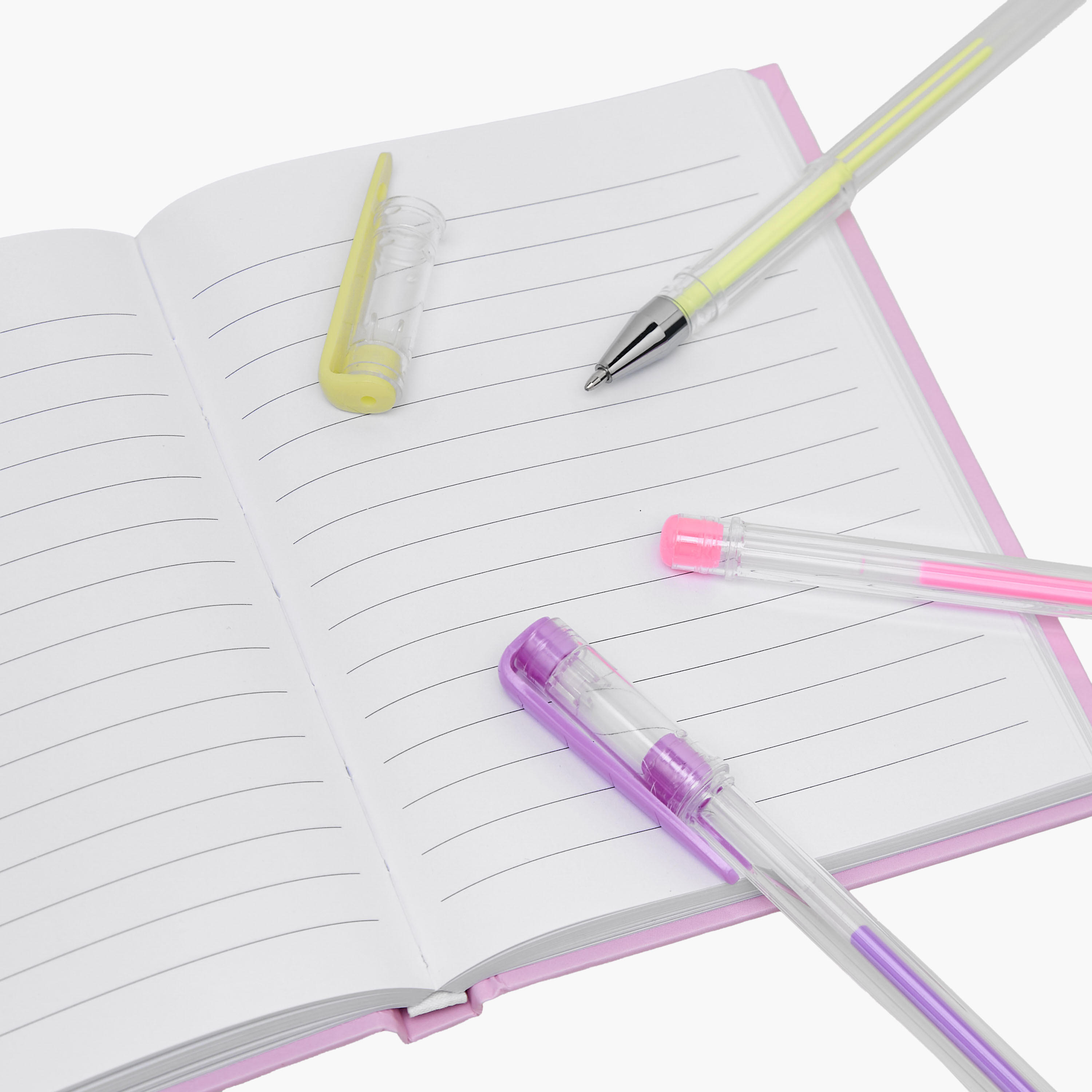 Unicorn Print Stationery Set with Notebook, Stickers, Pens - 6-Piece-school-stationery-sets-image-8