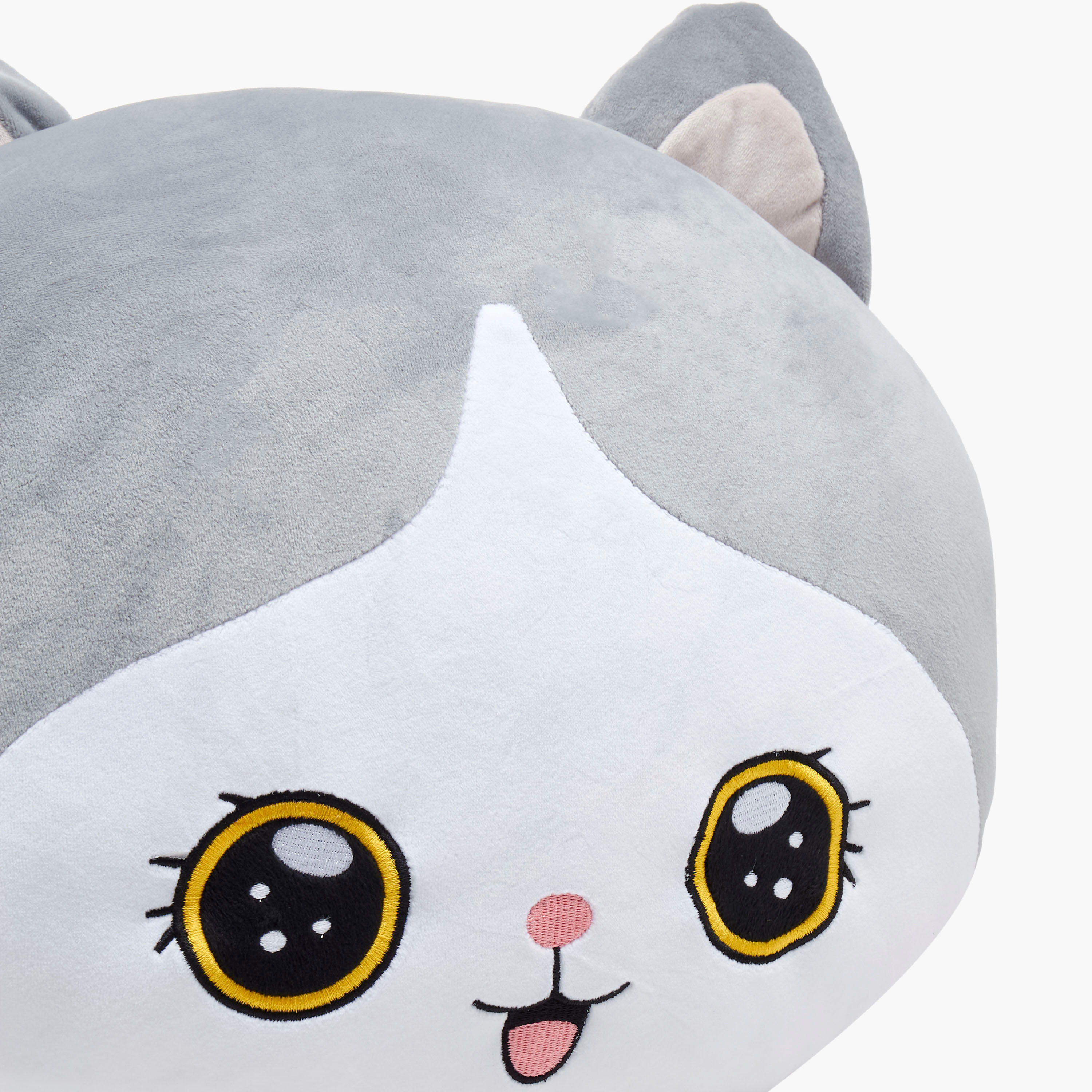Cat Plush Cushion - 38x30x12 cms-household-cushionsandthrows-filledcushions-decorativecushions-image-4
