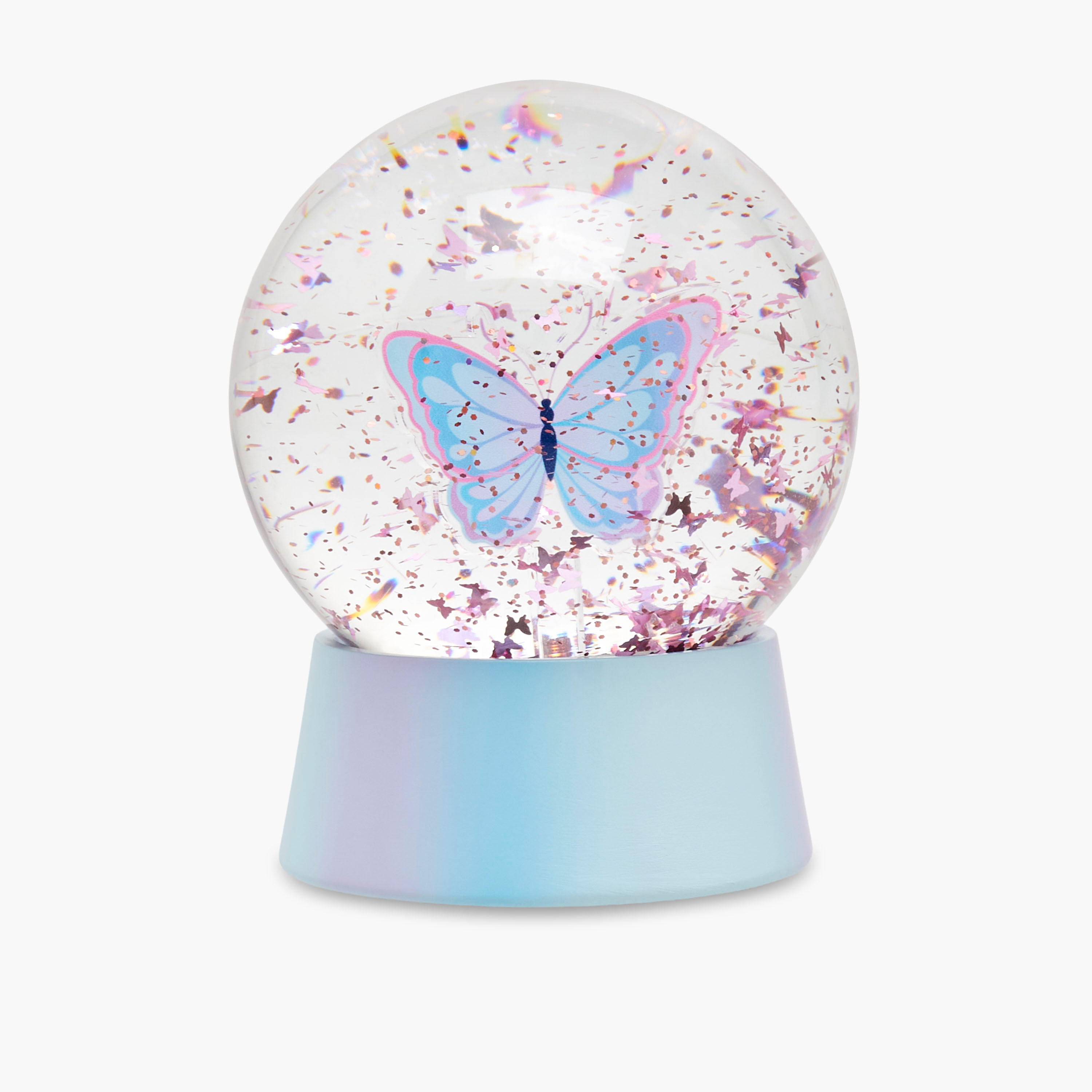 Butterfly Print Water Globe-household-decor-decorativeobjectsandsculptures-image-2
