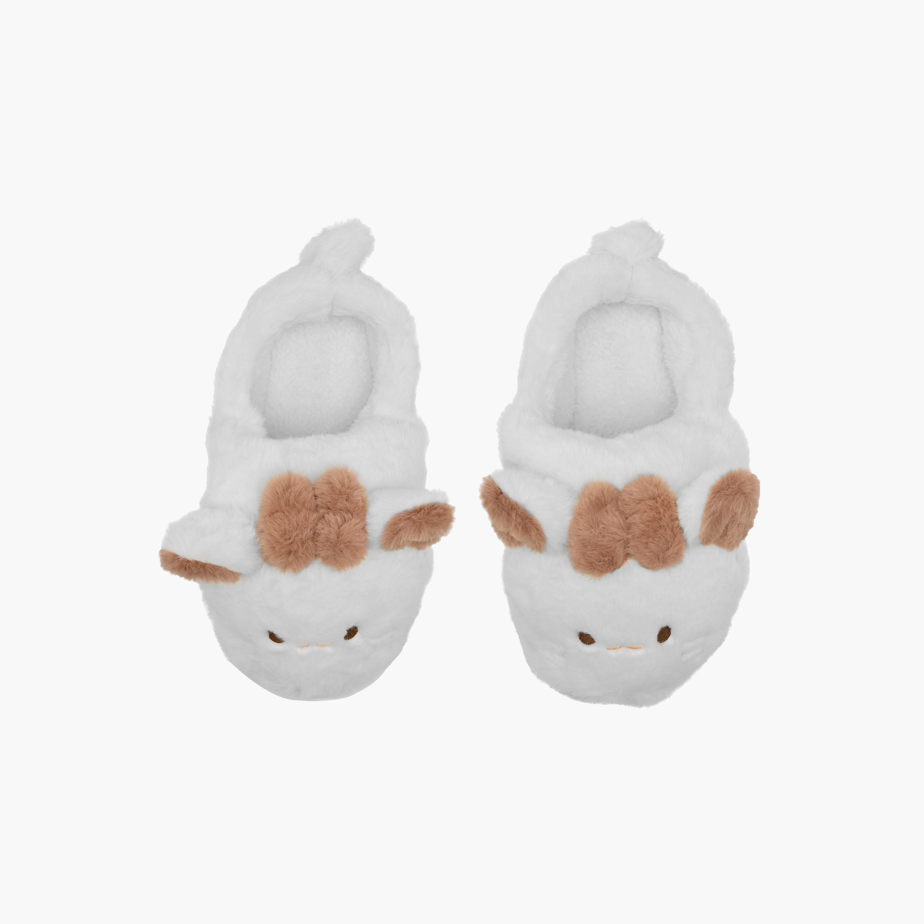 Girls Cat Plush Bedroom Mules-girls-shoes-flipflopsandslides-image-1