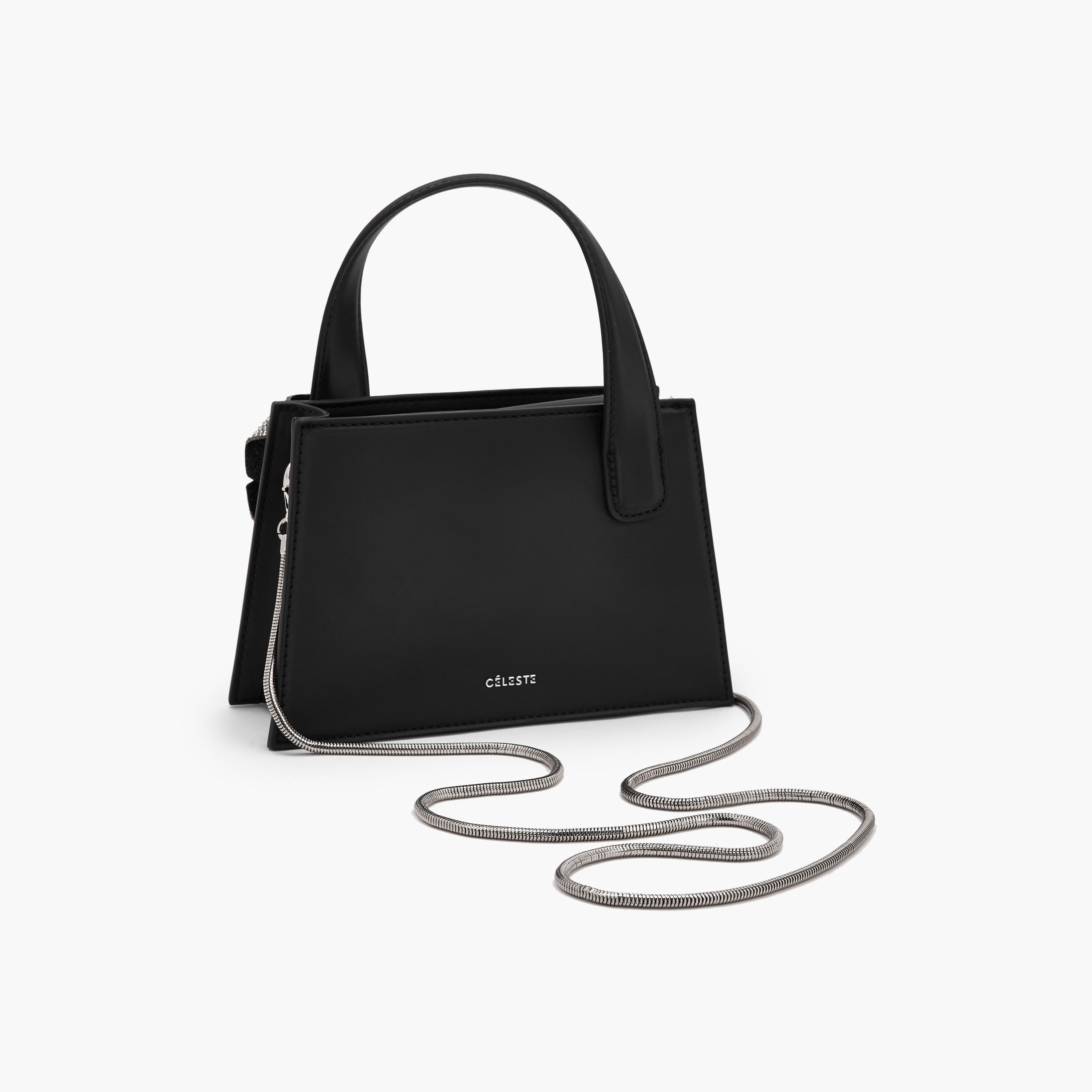 Celeste Floral Embellished Tote Bag with Chain Strap-women-bagsandwallets-handbags-image-6