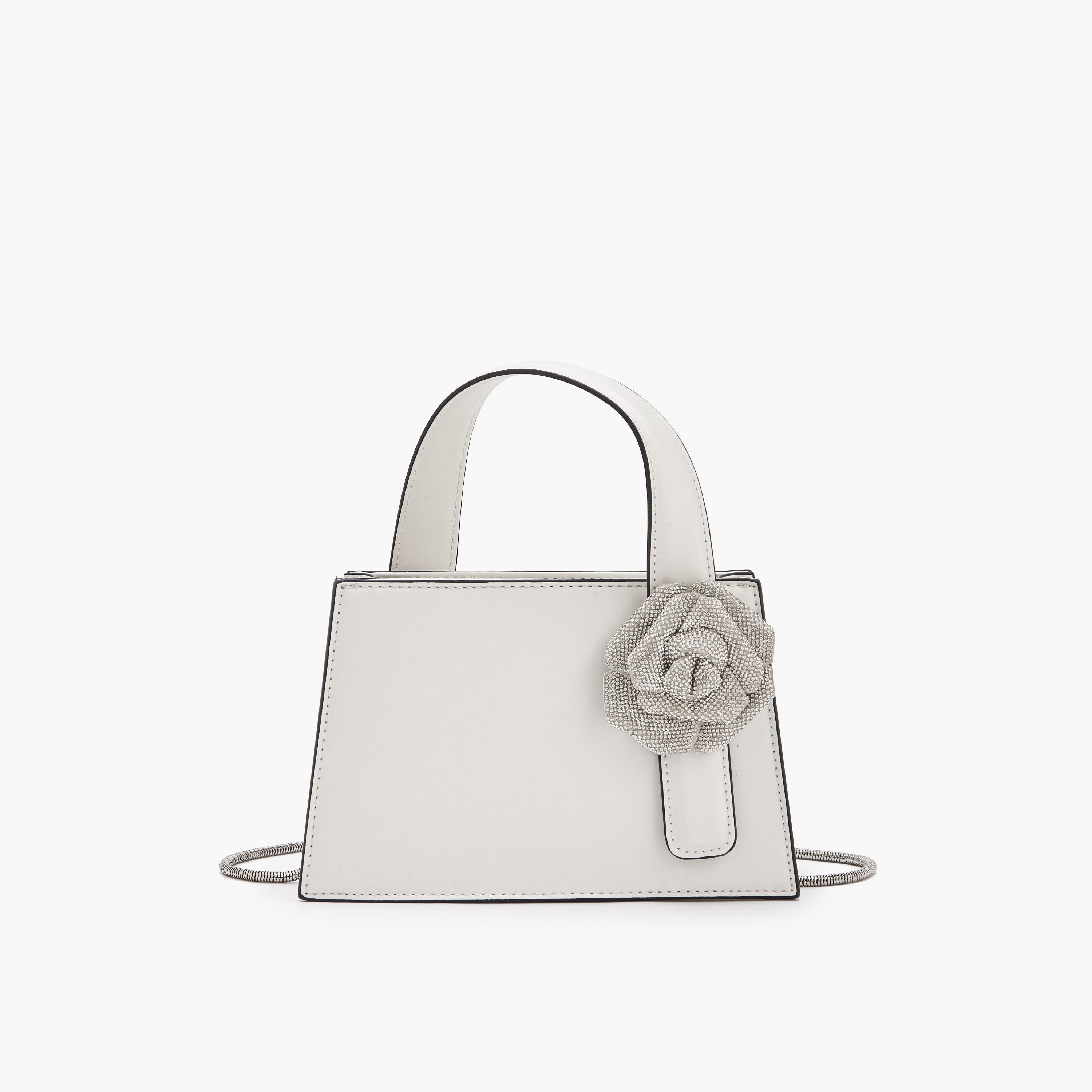 شنطة توتي بتزيينات زهرية وحزام سلسلة من لو كونفورت-women-bagsandwallets-handbags-image-1