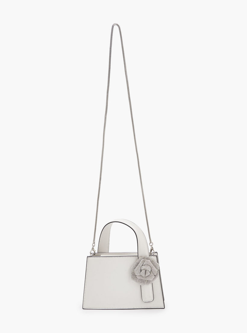 شنطة توتي بتزيينات زهرية وحزام سلسلة من لو كونفورت-women-bagsandwallets-handbags-image-3