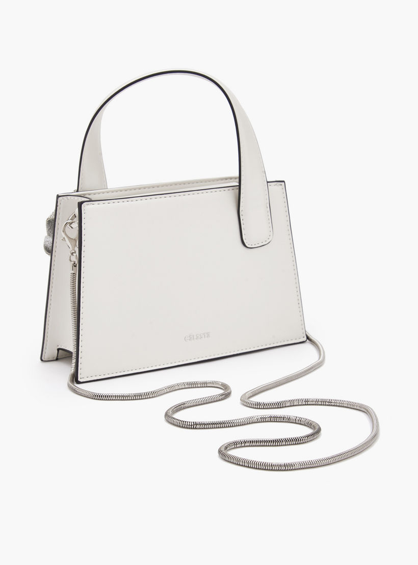 شنطة توتي بتزيينات زهرية وحزام سلسلة من لو كونفورت-women-bagsandwallets-handbags-image-6