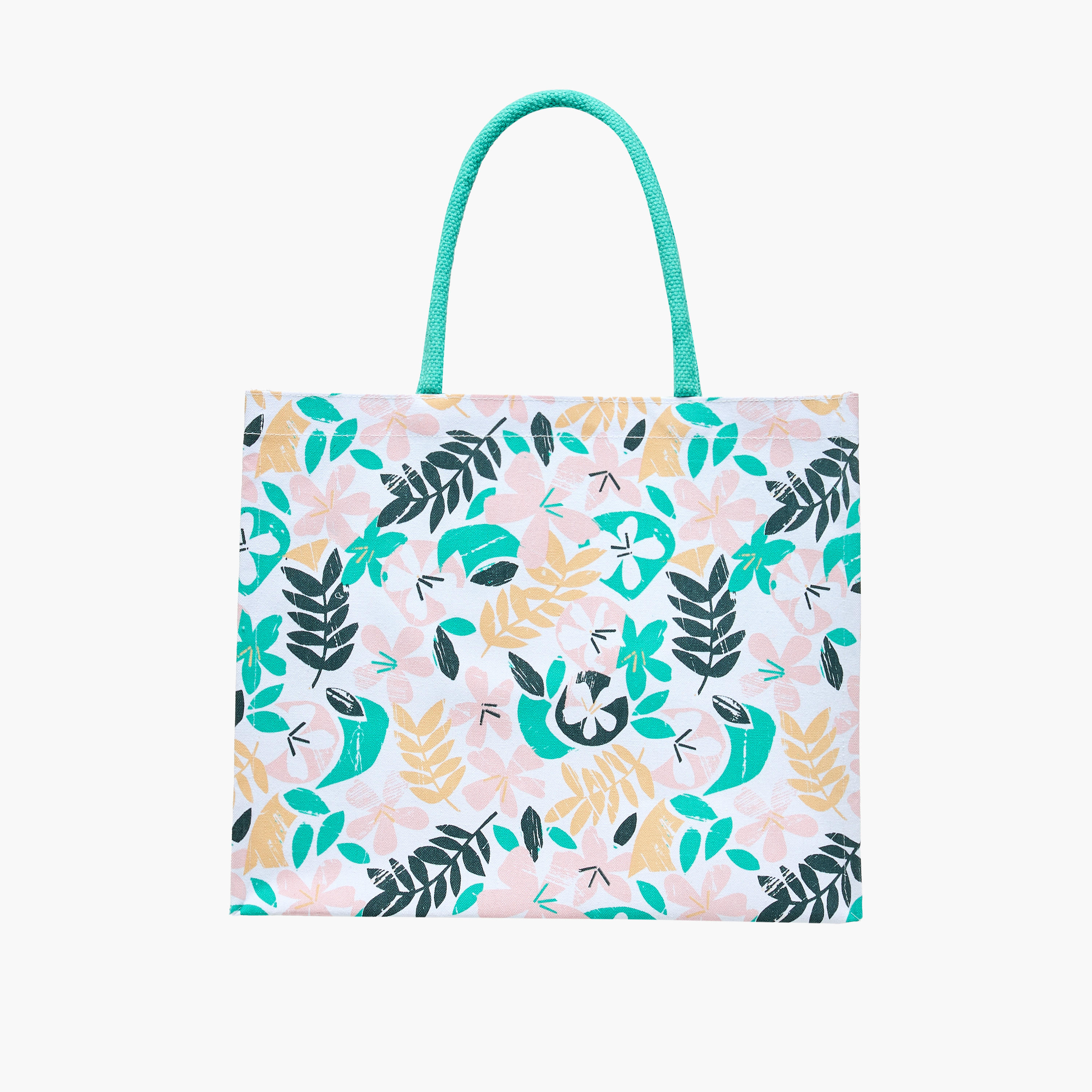 Floral Print Tote Bag with Double Handle-women-bagsandwallets-handbags-image-1