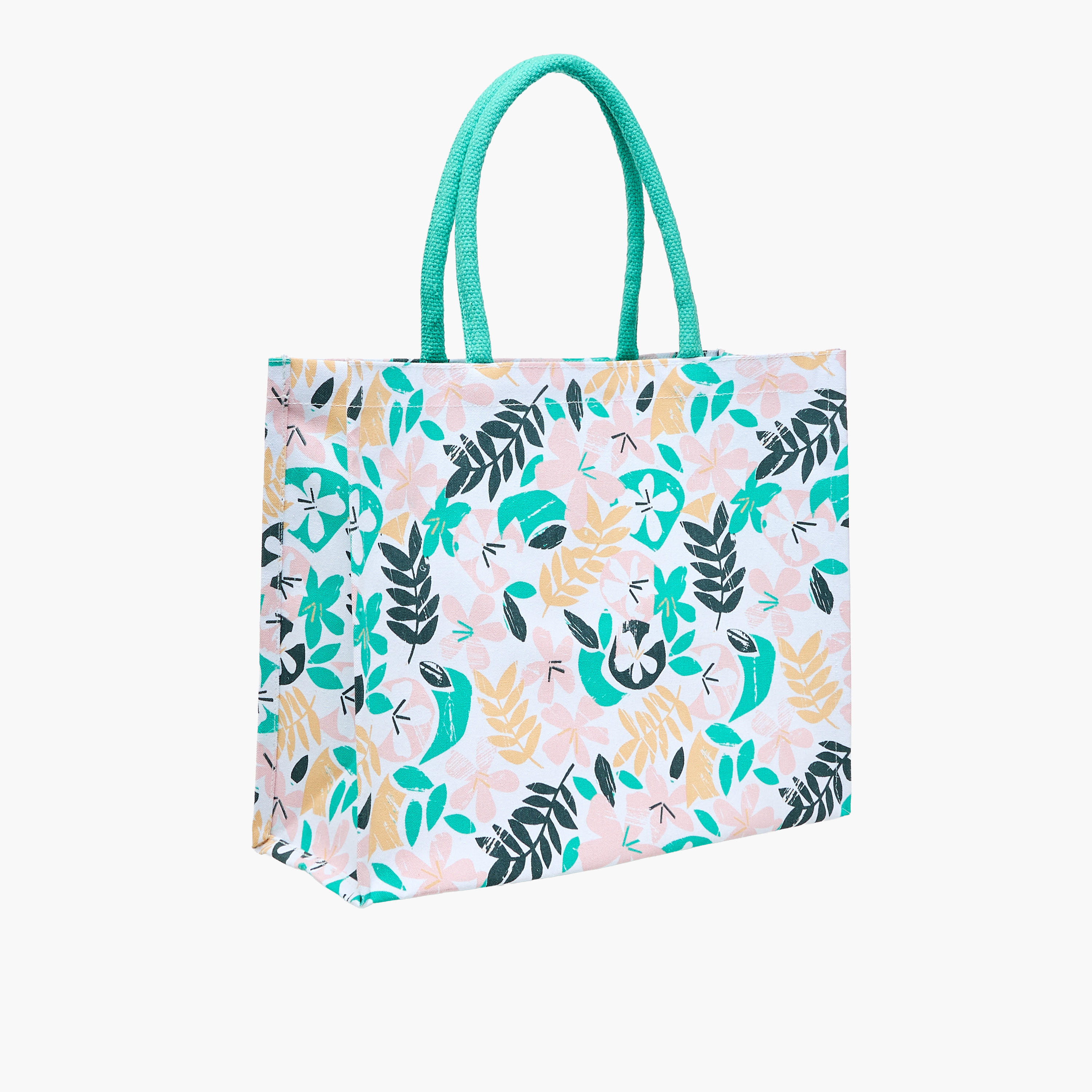 Floral Print Tote Bag with Double Handle-women-bagsandwallets-handbags-image-4