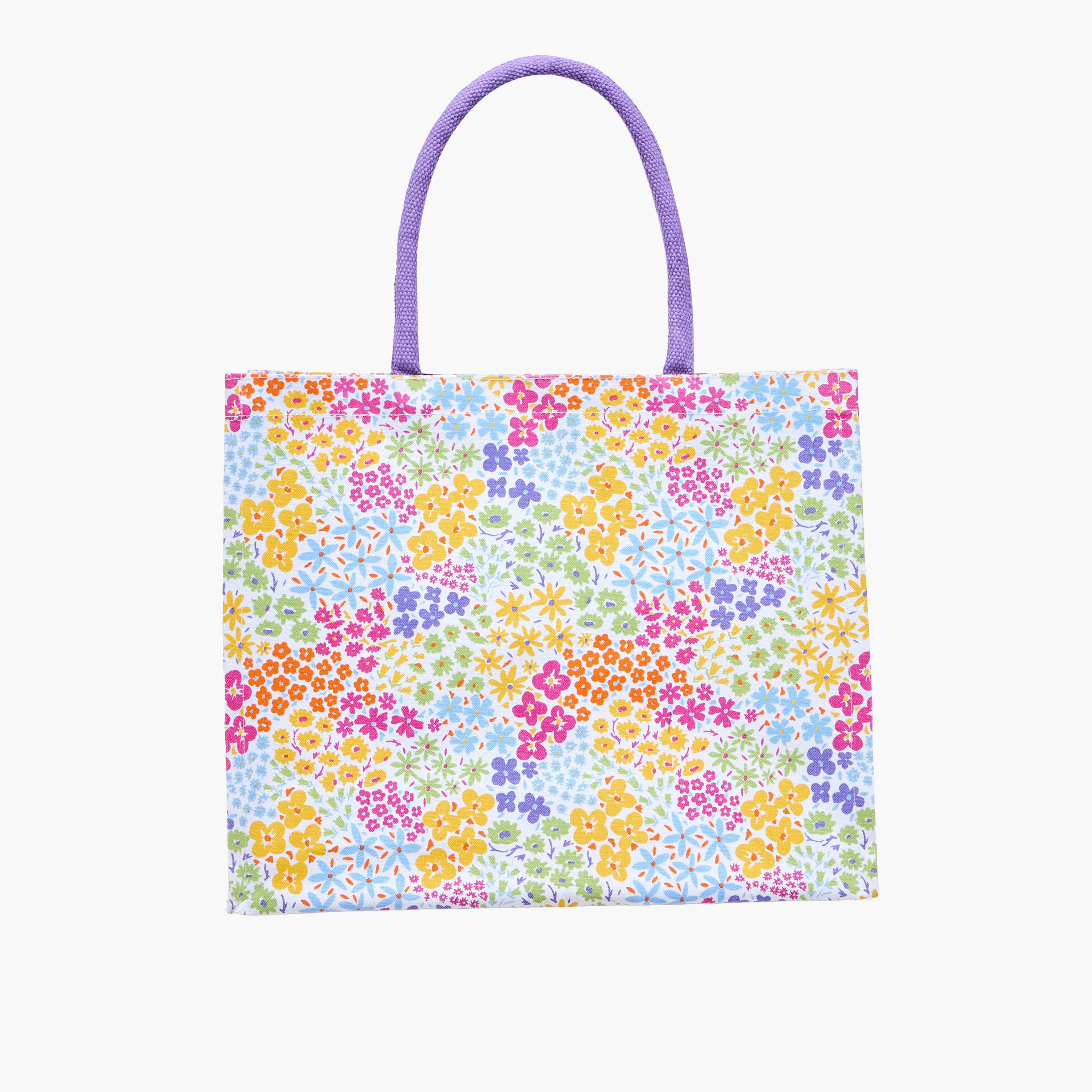 Floral Print Tote Bag with Double Handle-women-bagsandwallets-handbags-image-1