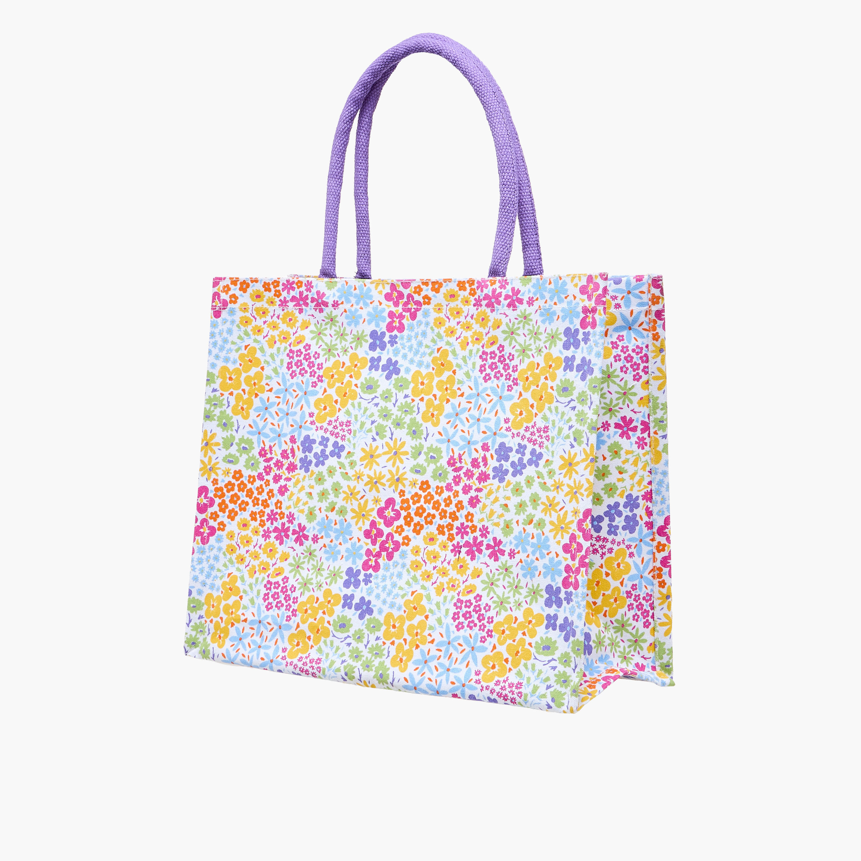 Floral Print Tote Bag with Double Handle-women-bagsandwallets-handbags-image-3