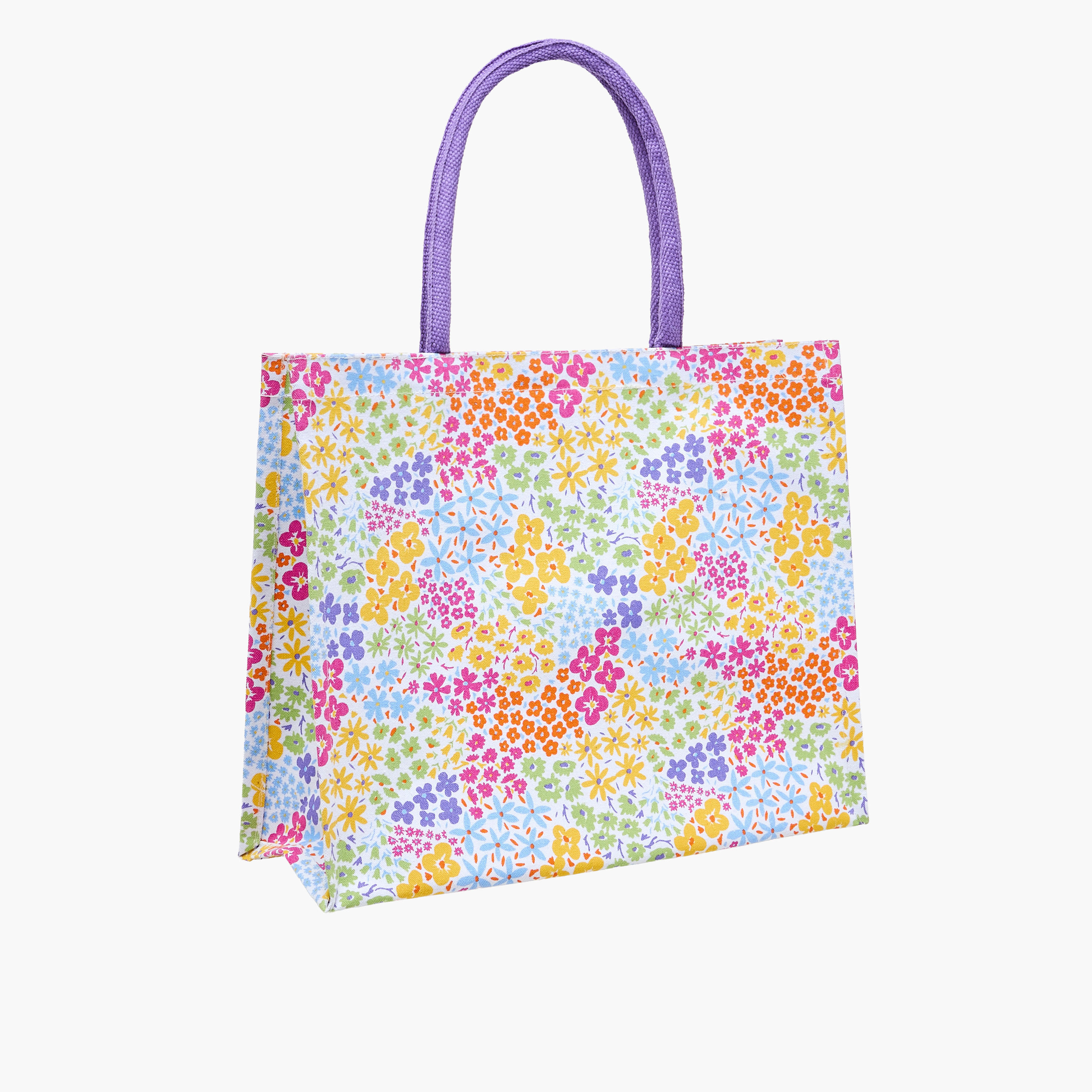 Floral Print Tote Bag with Double Handle-women-bagsandwallets-handbags-image-4