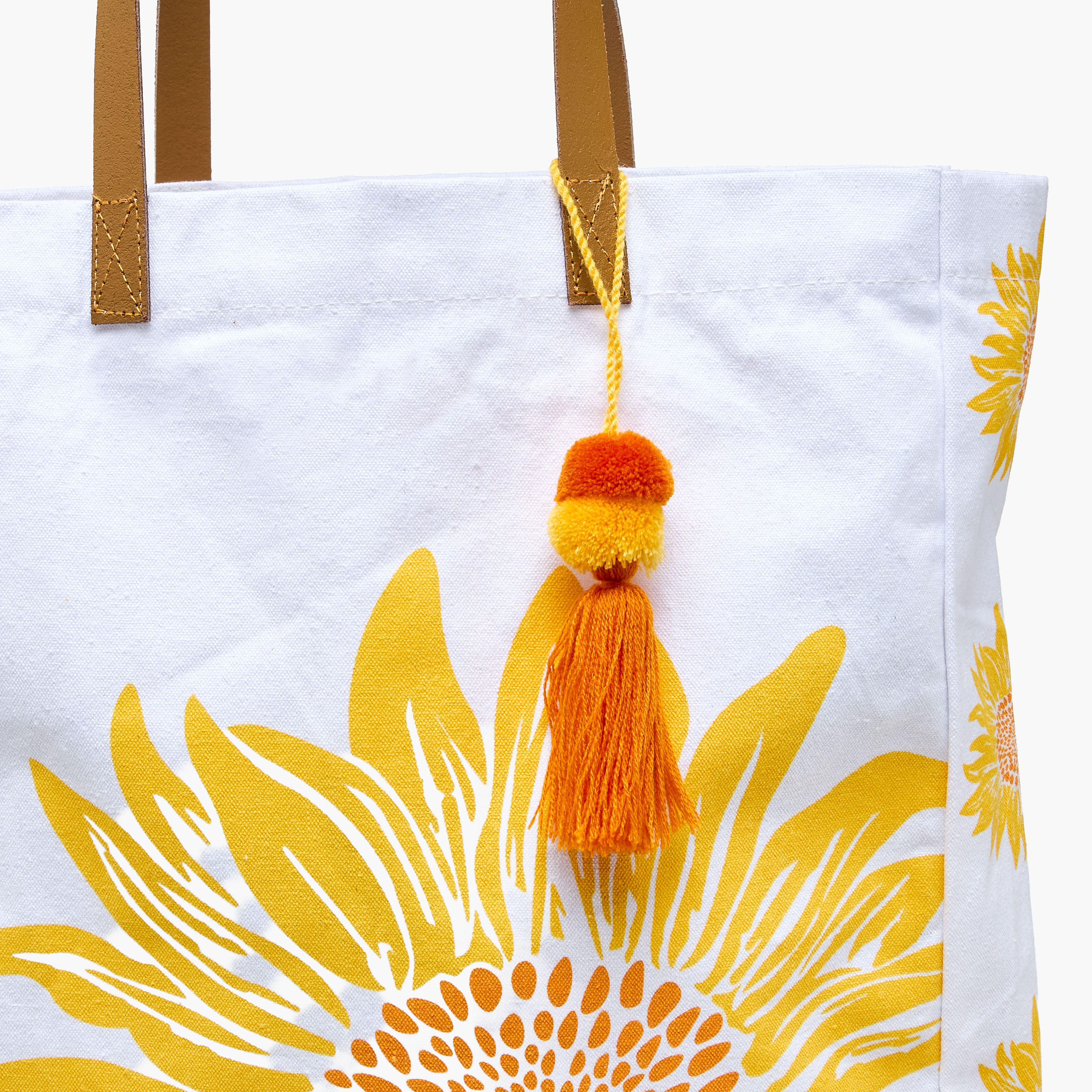 Sunflower Print Tote Bag with Double Handle-women-bagsandwallets-handbags-image-5
