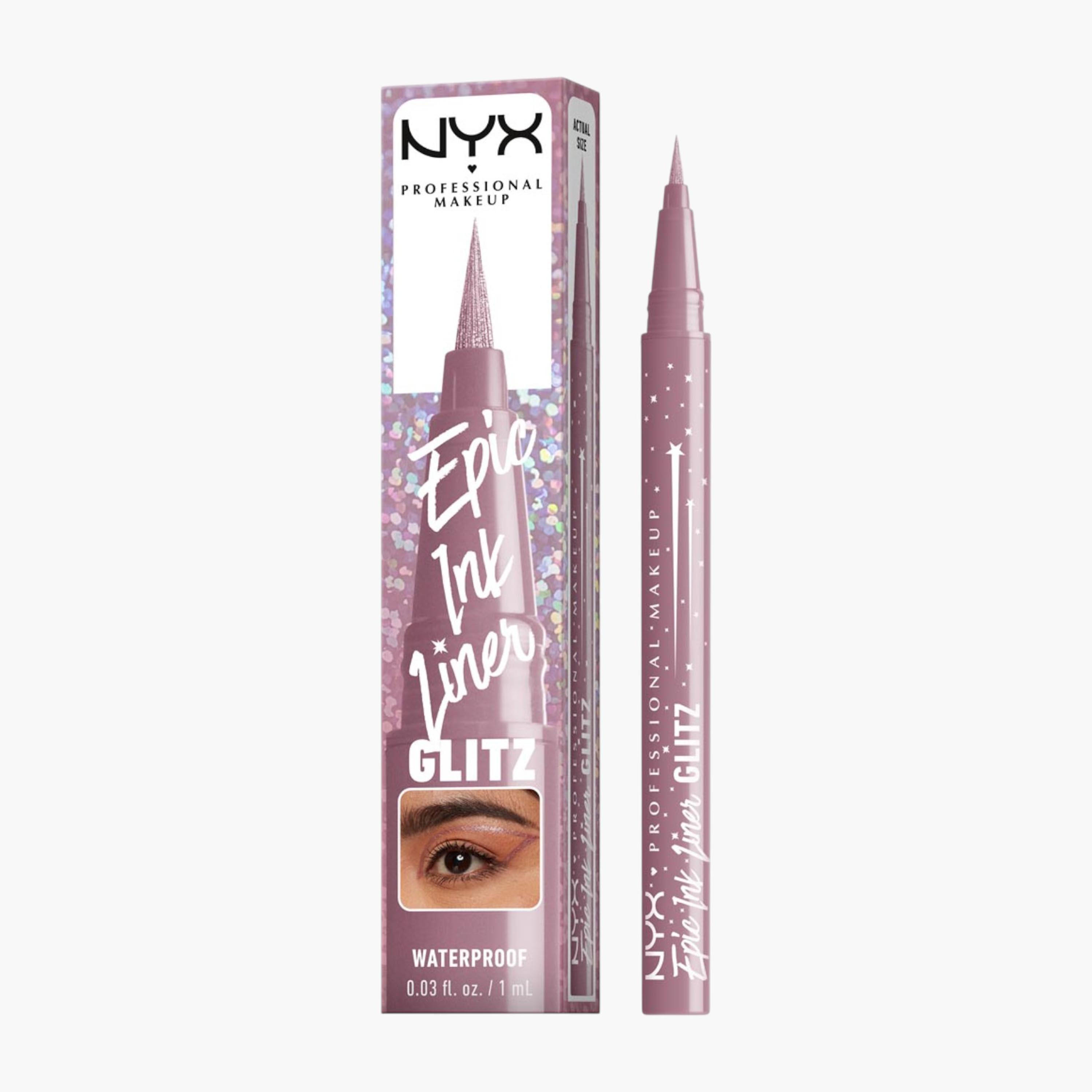 قلم تحديد العيون السائل اللامع من إن واي إكس بروفيشنال-beautyandpersonalcare-makeup-eyes-eyeliners-image-1