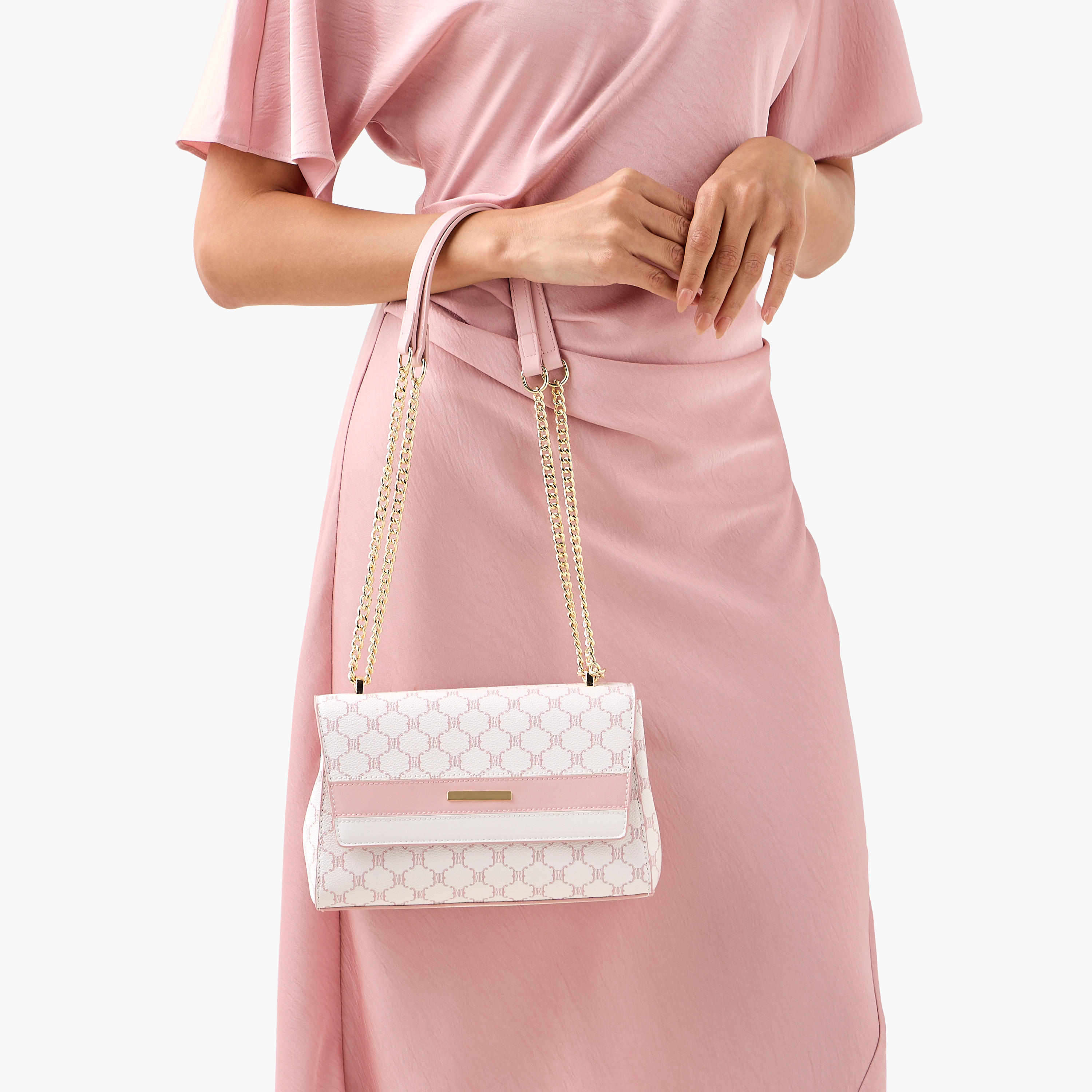 Sasha Kodes Printed Crossbody Bag with Chain Strap-women-bagsandwallets-handbags-image-2