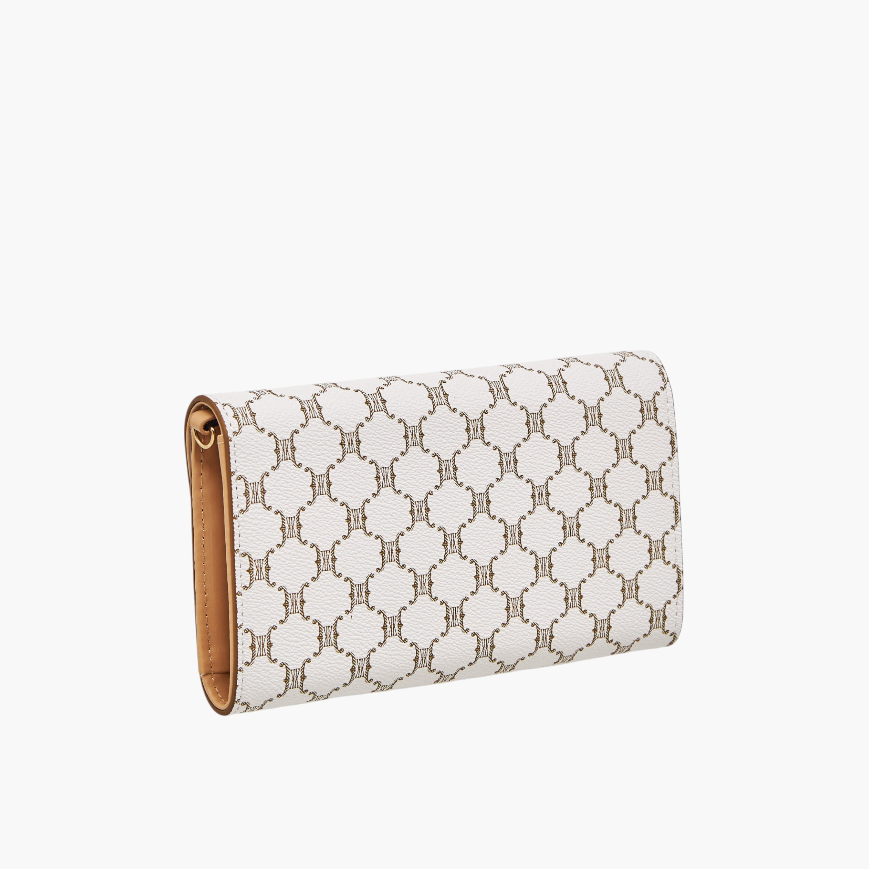 شنطة كروس بودي بحزام سلسلة وطبعات مونوجرام كودس من ساشا-women-bagsandwallets-handbags-image-4