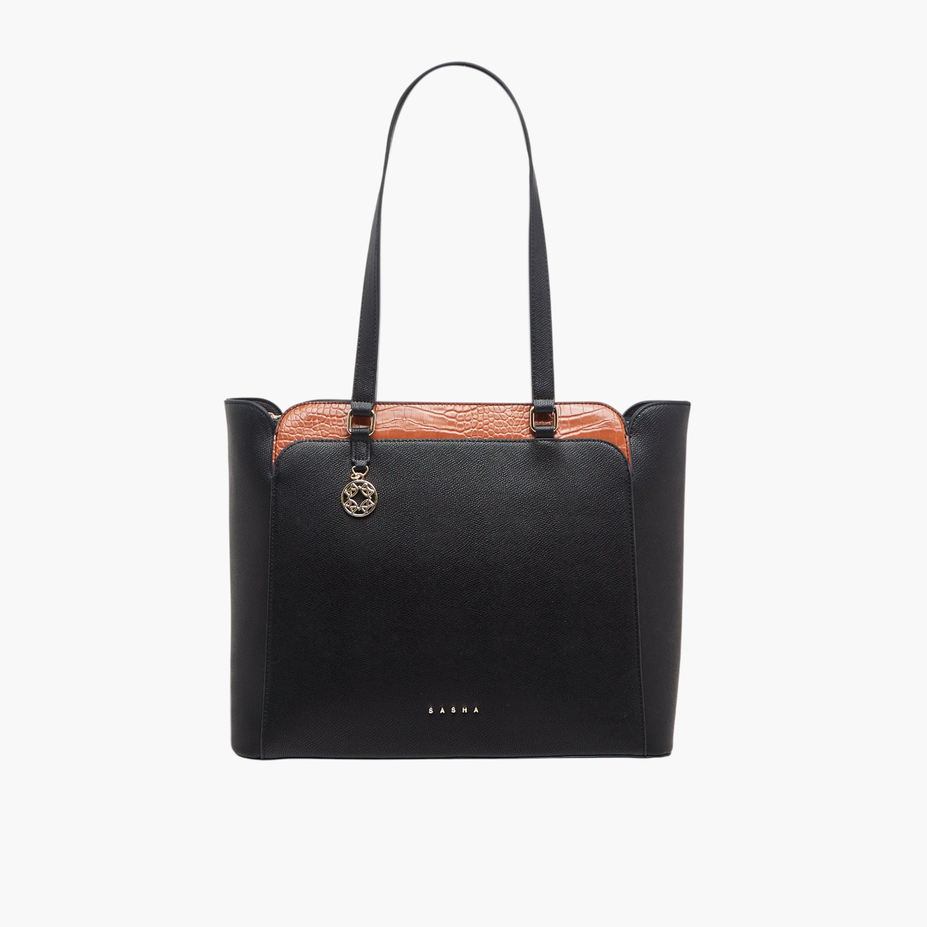 شنطة توتي بارزة الملمس بمقابض مزدوجة من ساشا كودز-women-bagsandwallets-handbags-image-1