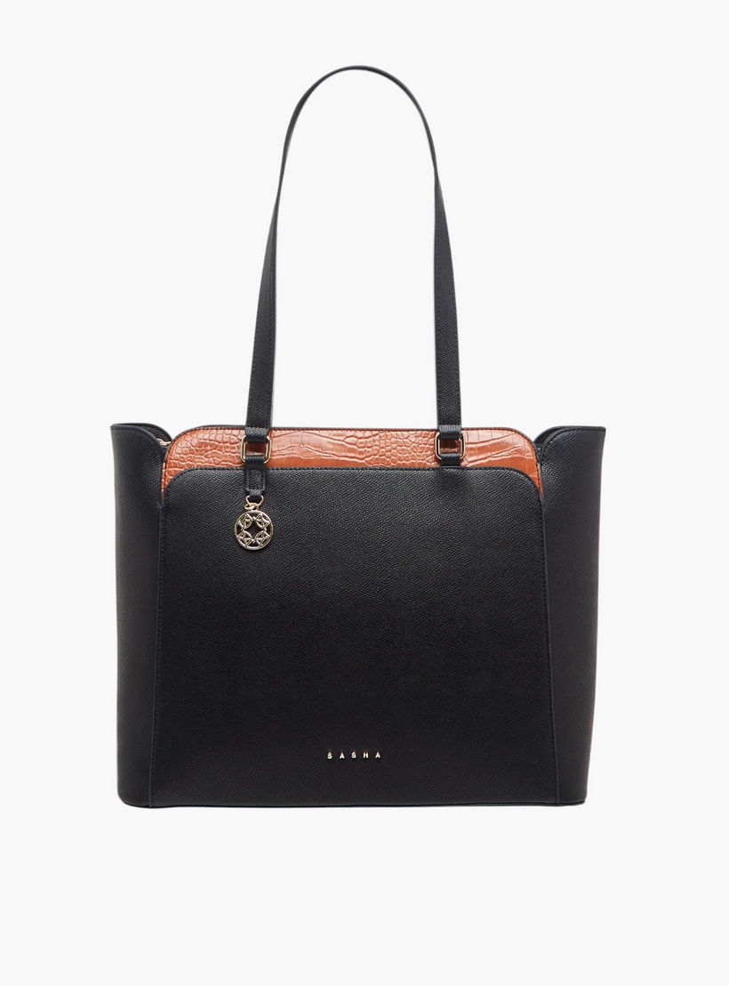 شنطة توتي بارزة الملمس بمقابض مزدوجة من ساشا كودز-women-bagsandwallets-handbags-image-1