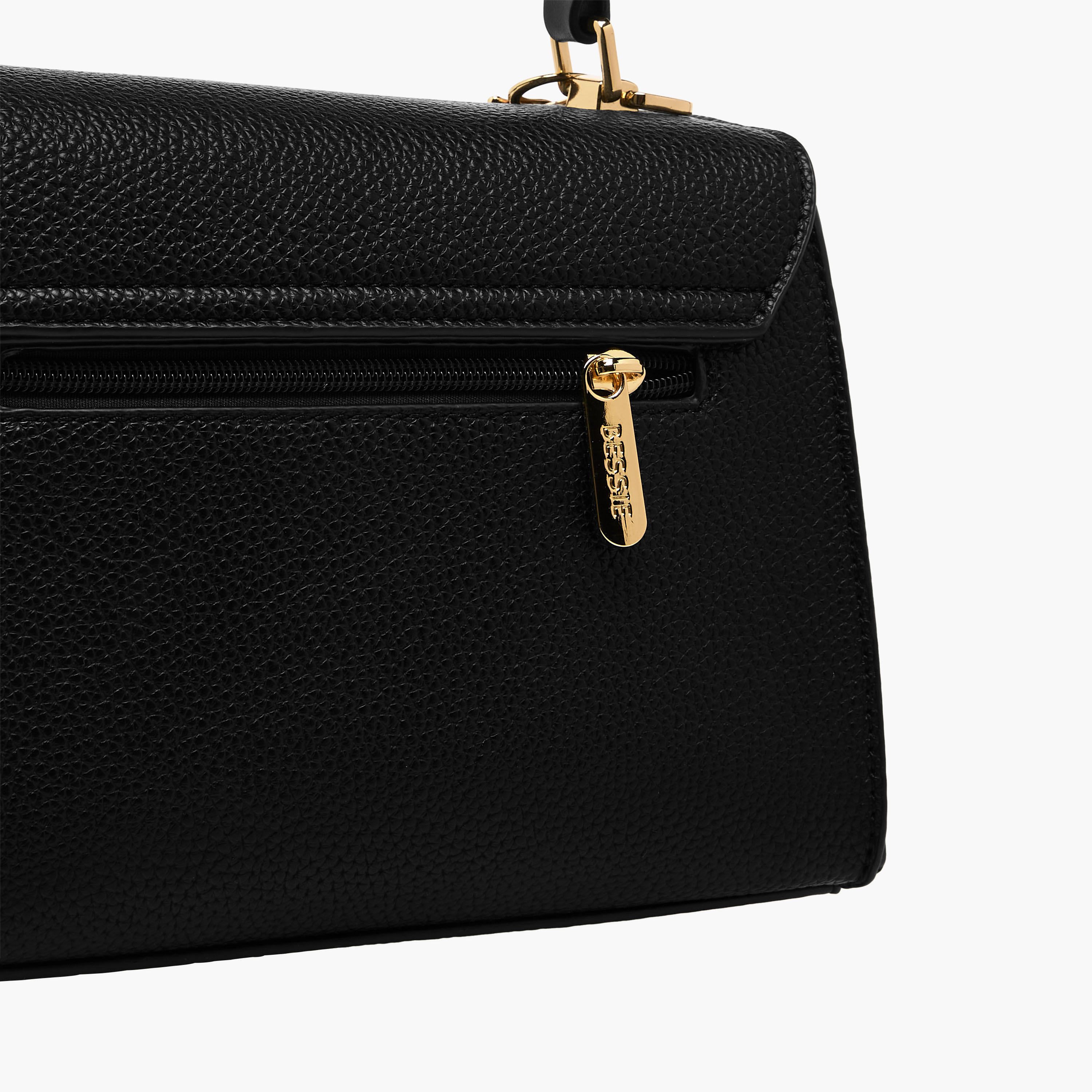 Bessie London Textured Crossbody Bag with Charm Detail-women-bagsandwallets-handbags-image-6