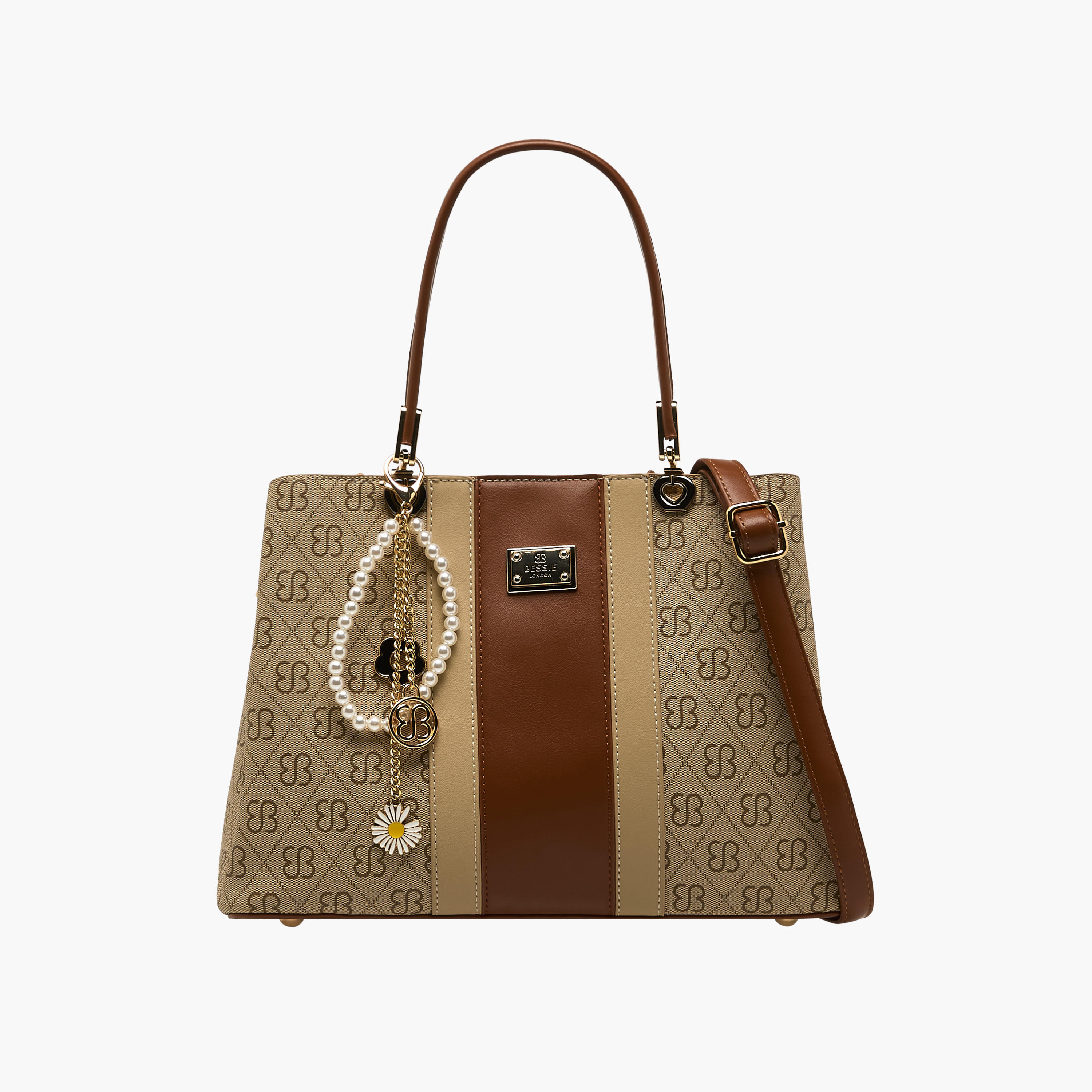 شنطة توتي بطبعات مونوجرام ودلاية من بيسي لندن-women-bagsandwallets-handbags-image-1