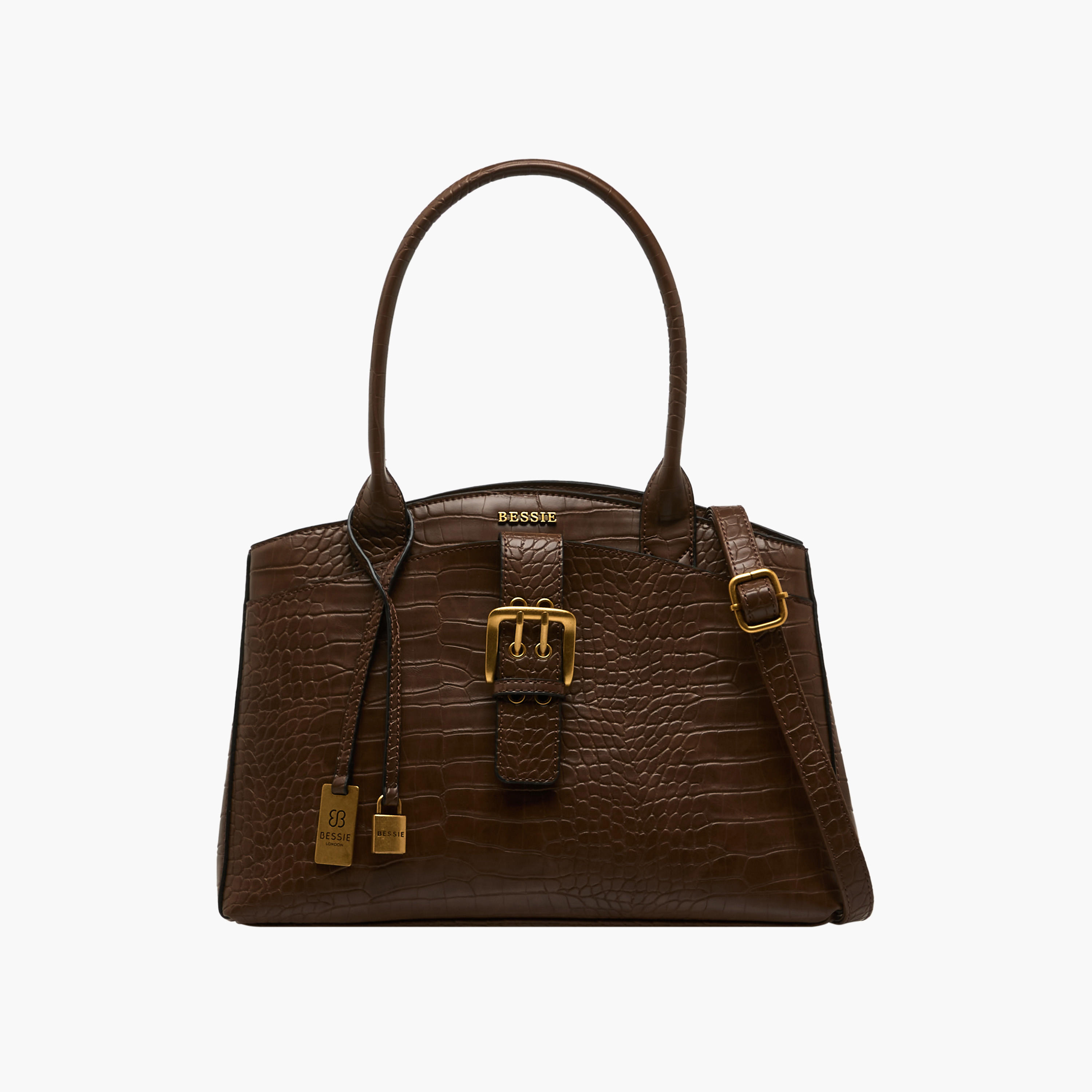 شنطة توتي بارزة الملمس بحزام قابل للفصل من بيسي لندن-women-bagsandwallets-handbags-image-1
